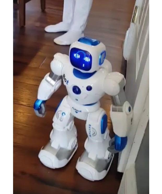 Ruko 1088 Smart Robot Toy for Kids, Large Programmable Interactive Gift | Support Remote Control & App Control & Voice Command, Birthday Gift for Boys & Girls Ages 4 5 6 7 8 9, Blue customer photo 2