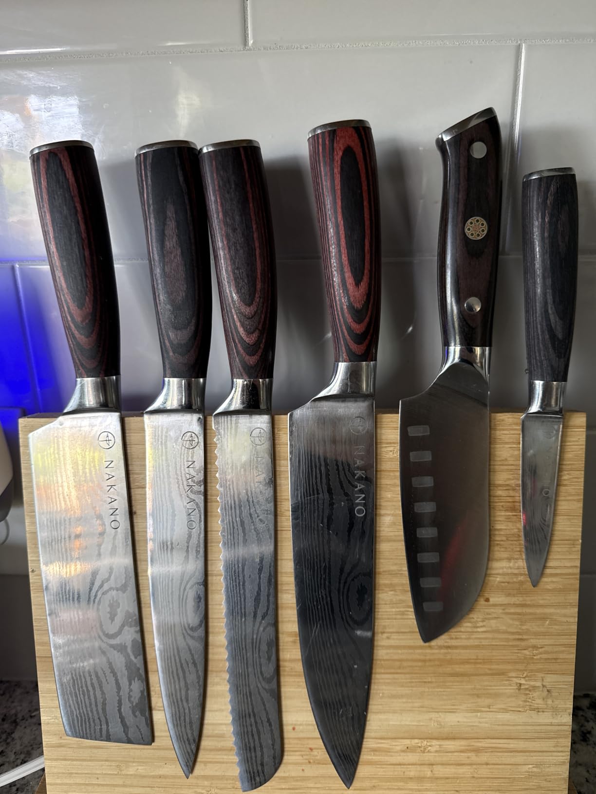 imarku Santoku Knife 7 Inch with Sharp Japanese High Carbon Stainless Steel | Ultra Sharp Chef Knife, Kitchen Gadgets 2026, Apartment Essentials with This Kitchen Knife, Unique Gifts for Women Men customer photo 1