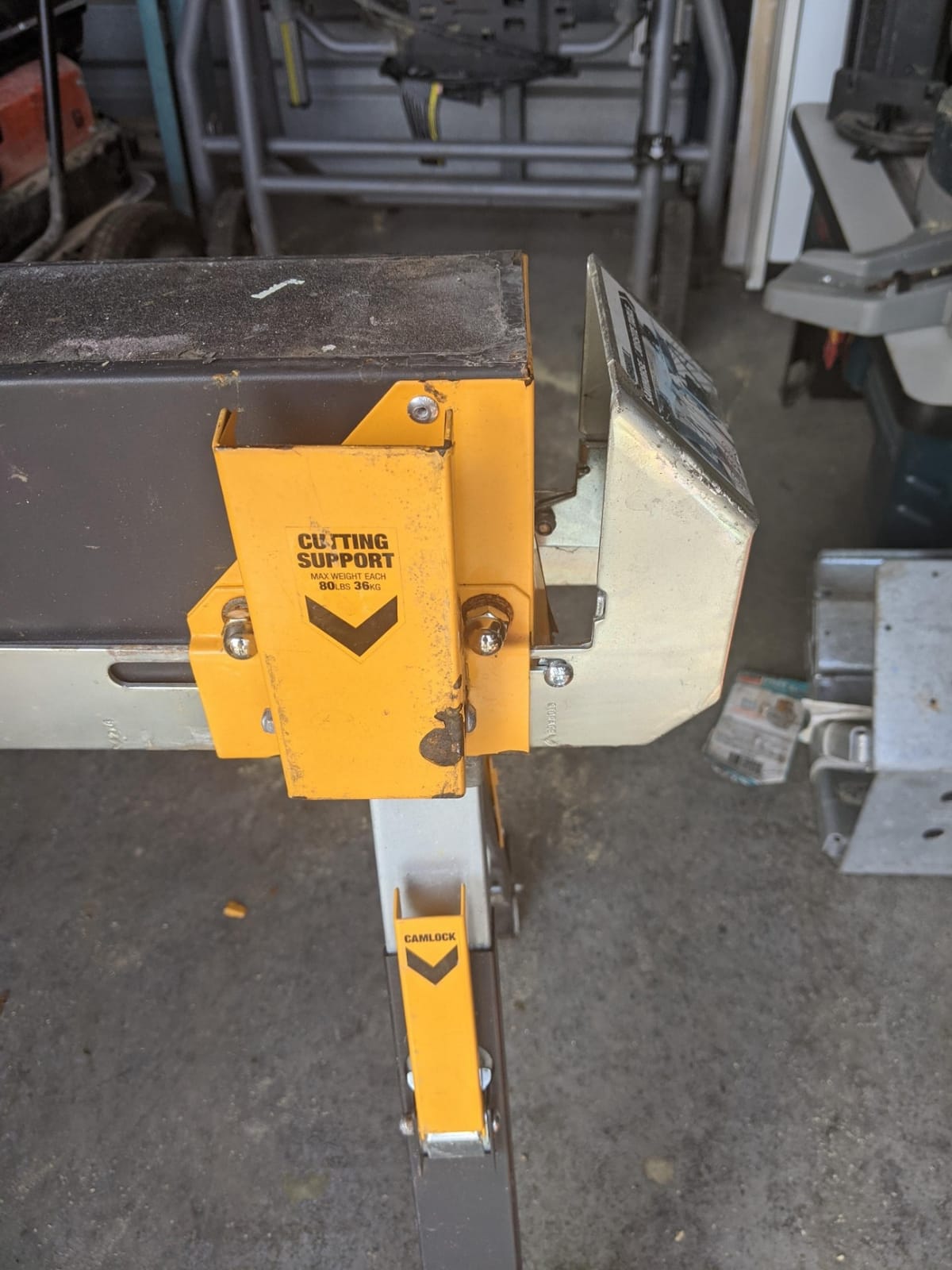 ToughBuilt - Folding Sawhorse, Adjustable Work Support, TB-C500-2 customer photo 2