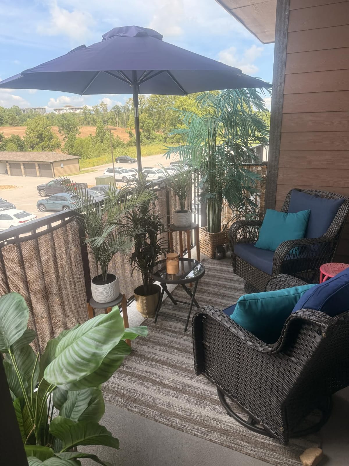 SUNNY GUARD 3' x 10' Balcony Privacy Screen, HDPE Patio Railing Cover Fence customer photo 1