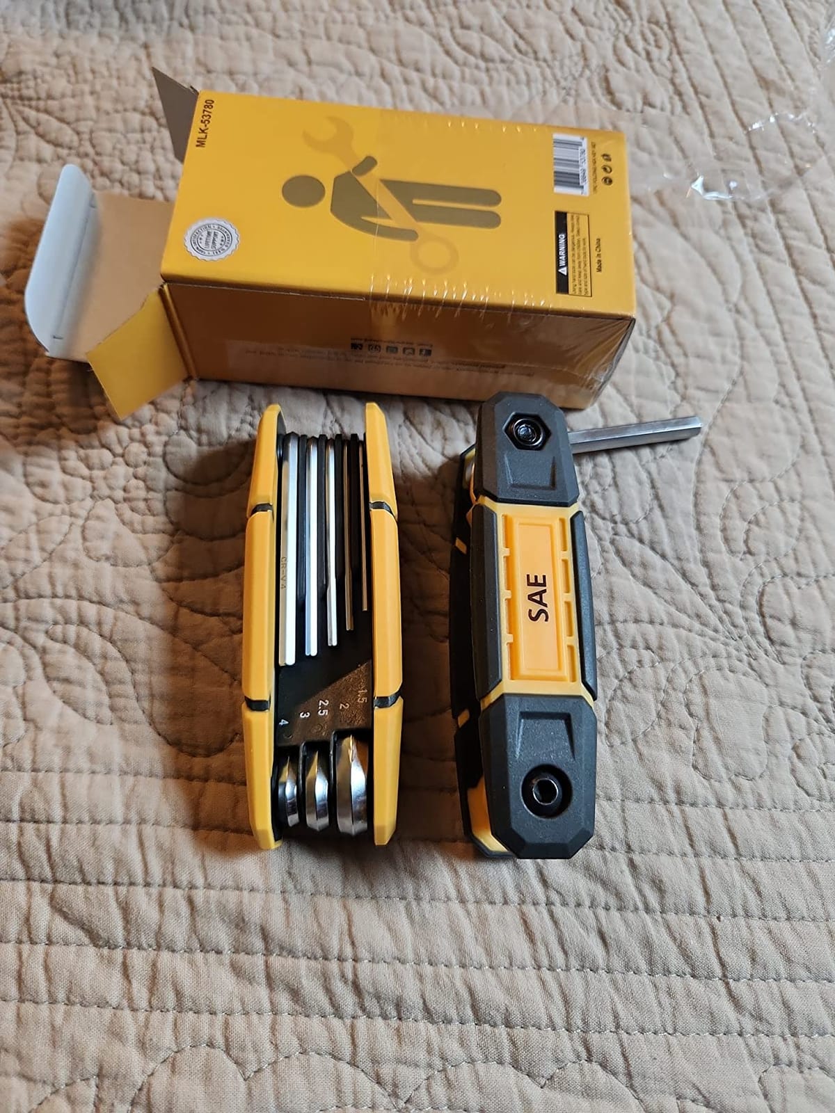 MULWARK 17pcs Folding Allen Wrench Set | Metric & Standard SAE - Key Tool 2 Pack Portable Hex for Basic Home Repair and General Applications customer photo 2