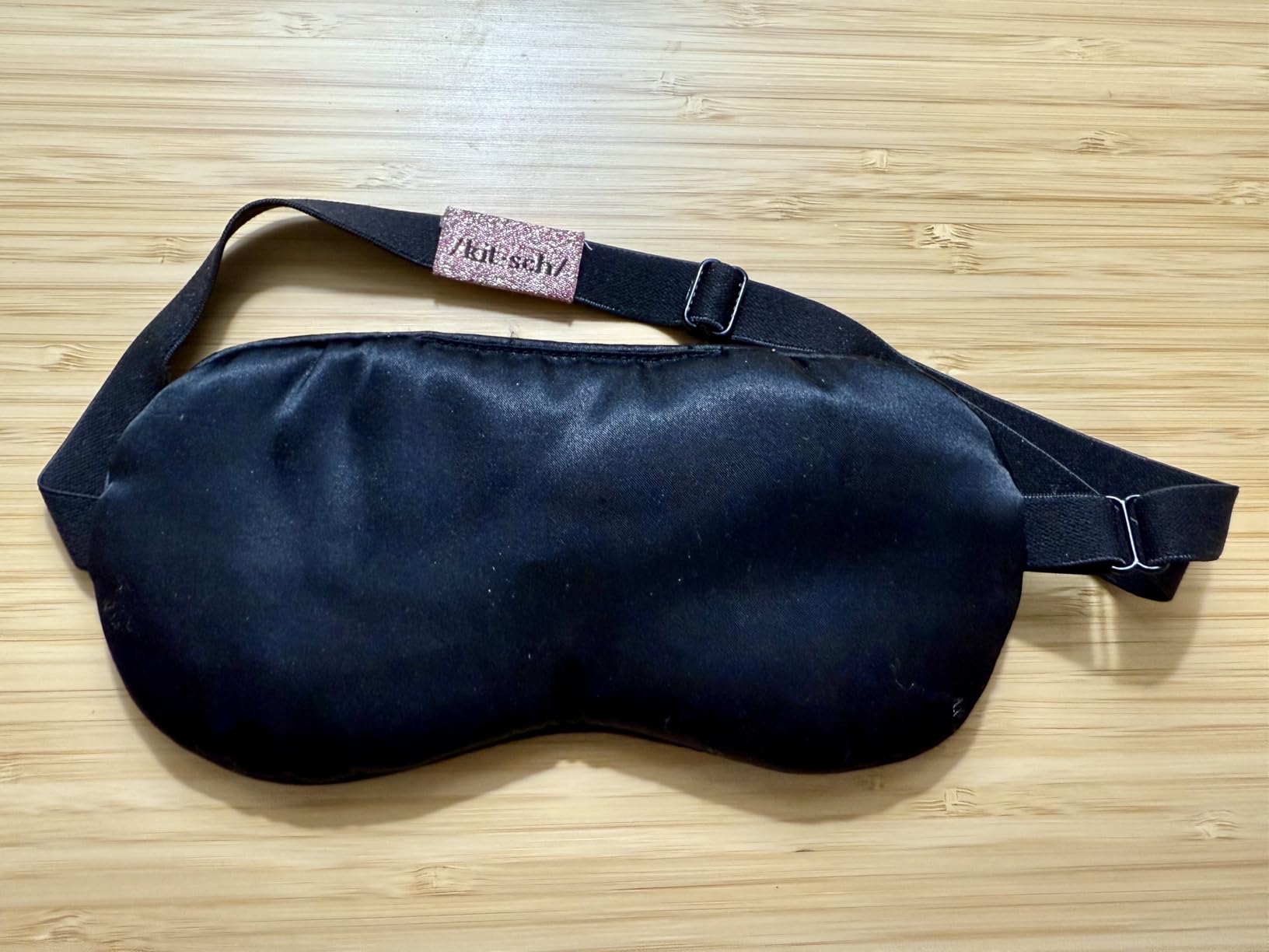 Kitsch Weighted Satin Sleep Mask | Eye Masks for Sleep - (4.1oz/116g) customer photo 2
