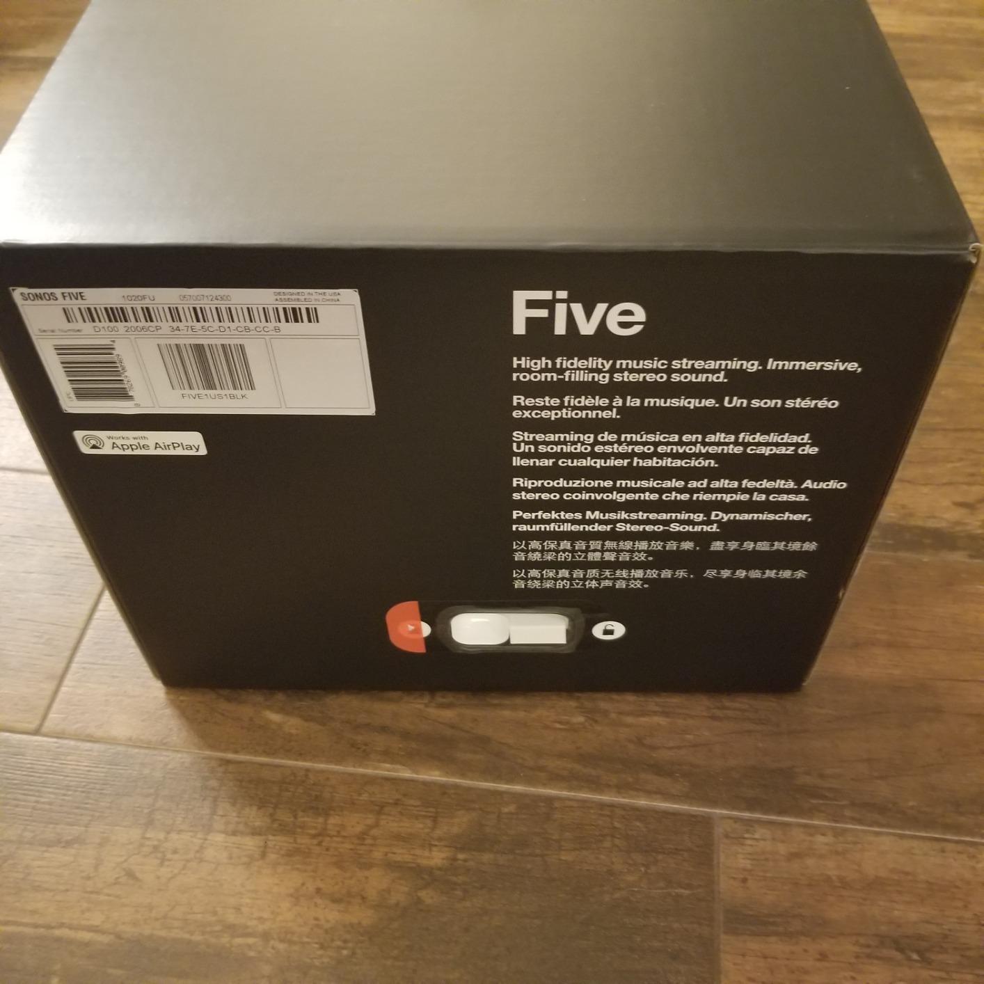 Sonos Five - White - Wireless HiFi Speaker customer photo 1