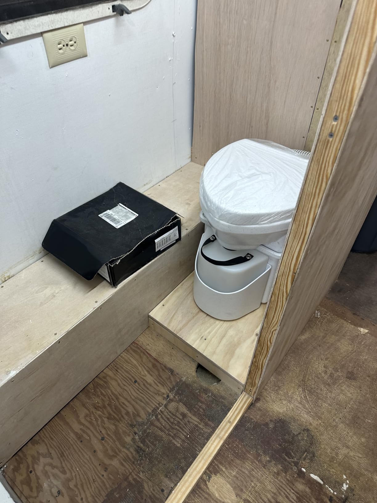 Nature's Head® Self Contained Composting Toilet with Foot-Spider Handle customer photo 1