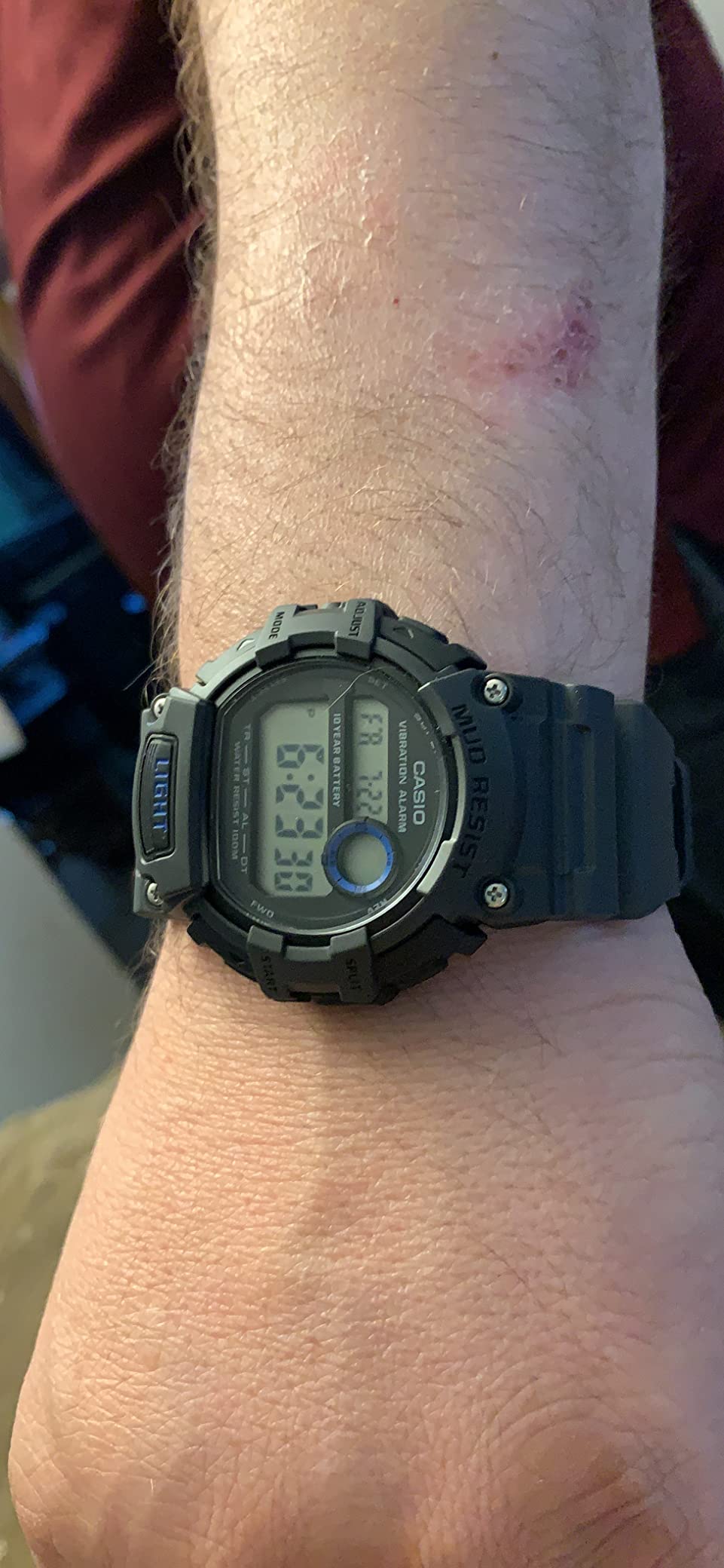 Casio TRT110H Series | Digital Watch | 100M WR | 1/100 SEC Stop Watch | LED Light | Mud Resistant | Low Temp Resistant | Auto Calendar | Dual Time | Vibration/Daily Alarm | 10 Year Battery customer photo 2
