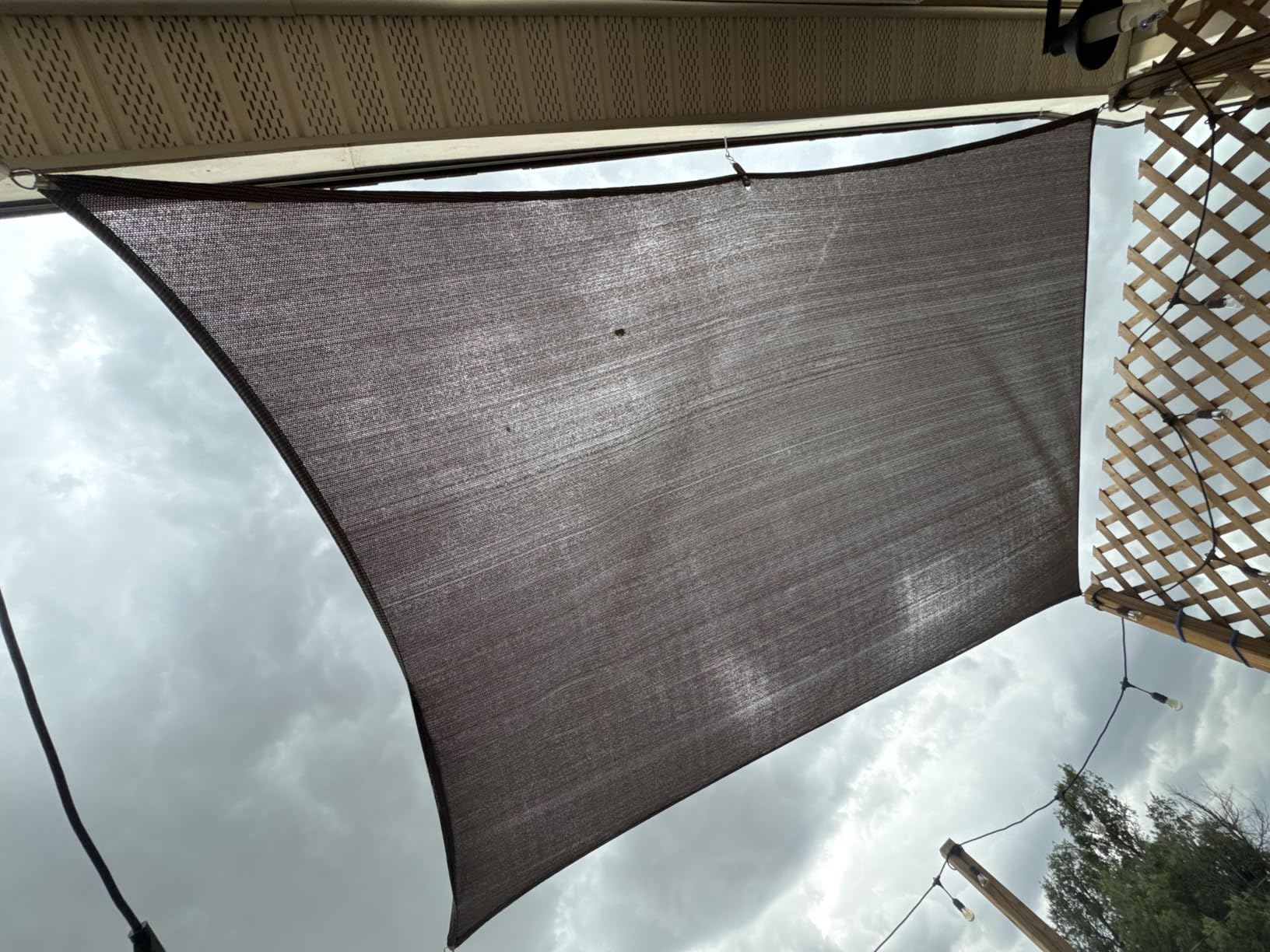 SUNLAX Sun Shade Sail 8' x 10' Sand Rectangle UV Block Shade Cover customer photo 2