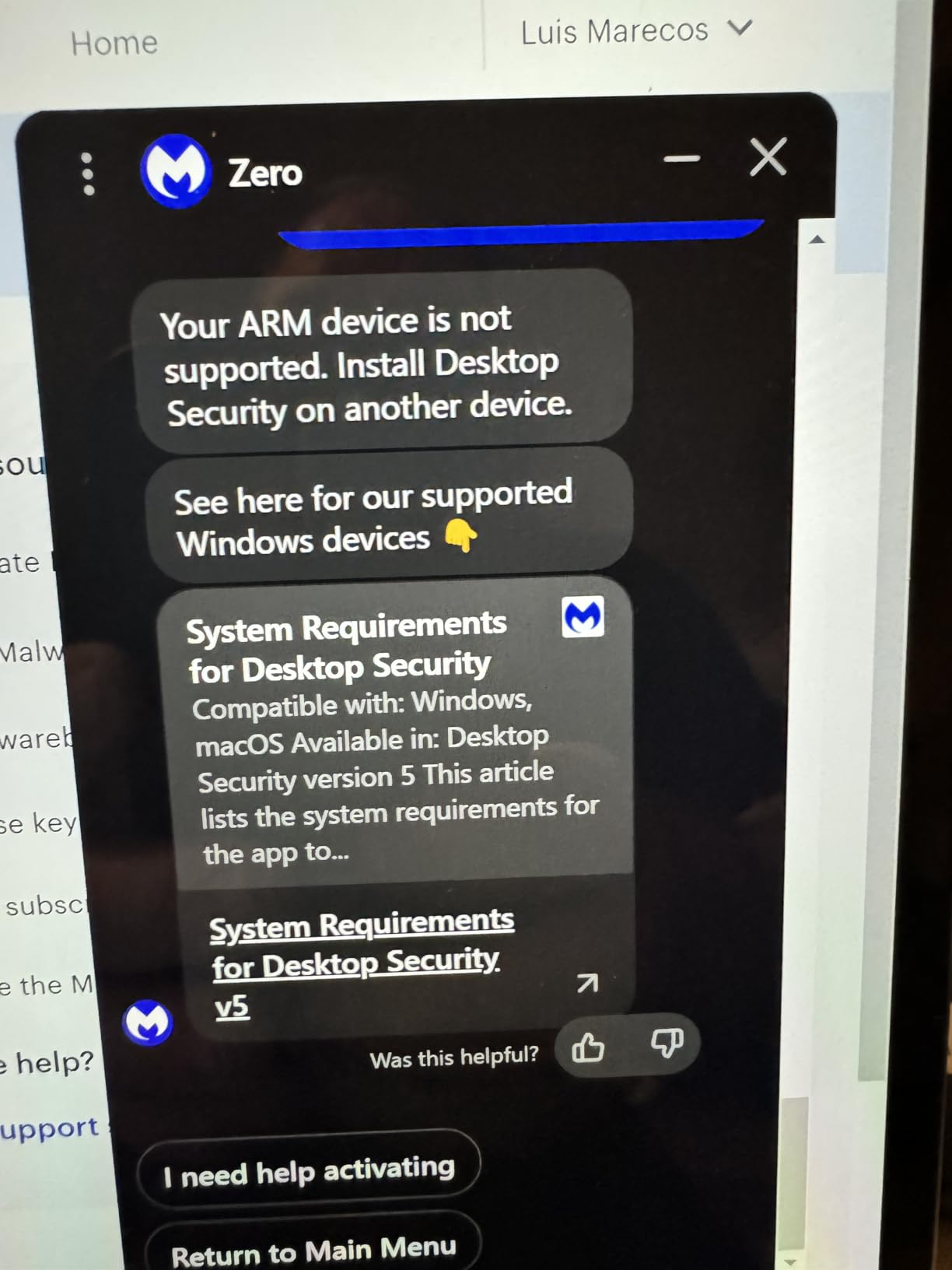 Malwarebytes Standard, Premium Security | 1 Year, 5 Device | Windows, Mac OS, Android, Apple iOS, Chrome [Online Code] customer photo 1
