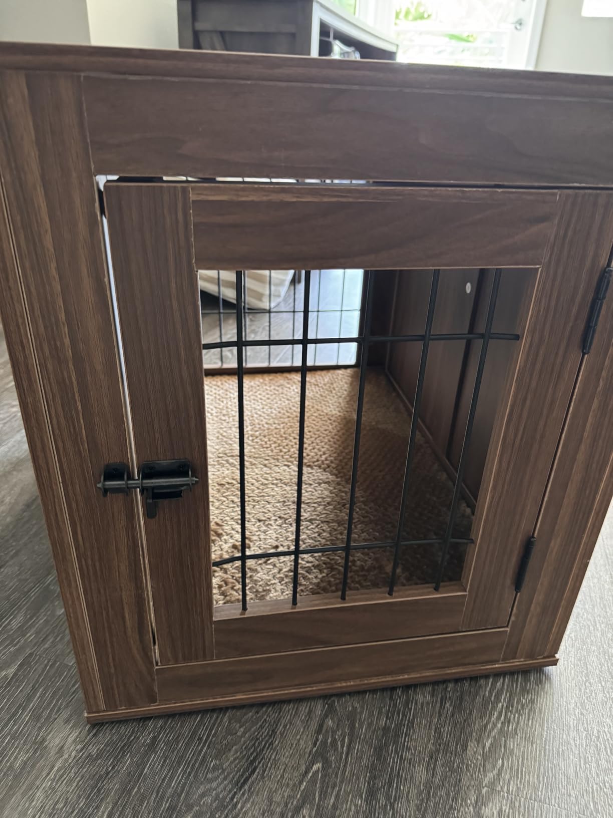 unipaws 36 Inch Furniture Style Dog Crate with Cushion for Medium Dogs customer photo 1