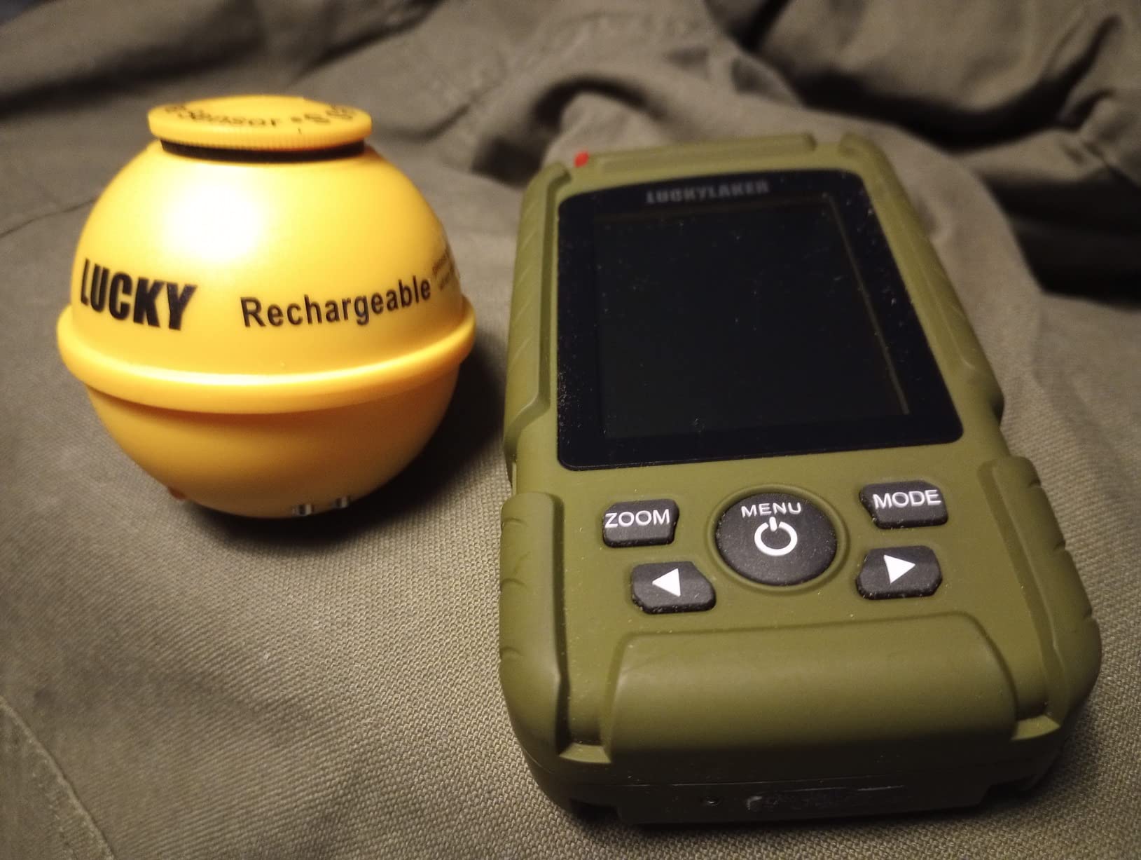 LUCKY Portable Sonar Fish Finder Boat Depth Fishing Fish Finders Waterproof Handheld Wireless Fishing Finder Kayak Transducer Depth Finders for Ice Fishing Sea customer photo 2