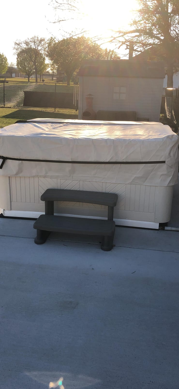Porch Shield Waterproof Outdoor Hot Tub Cover SPA Protector 80 x 80 inch customer photo 1