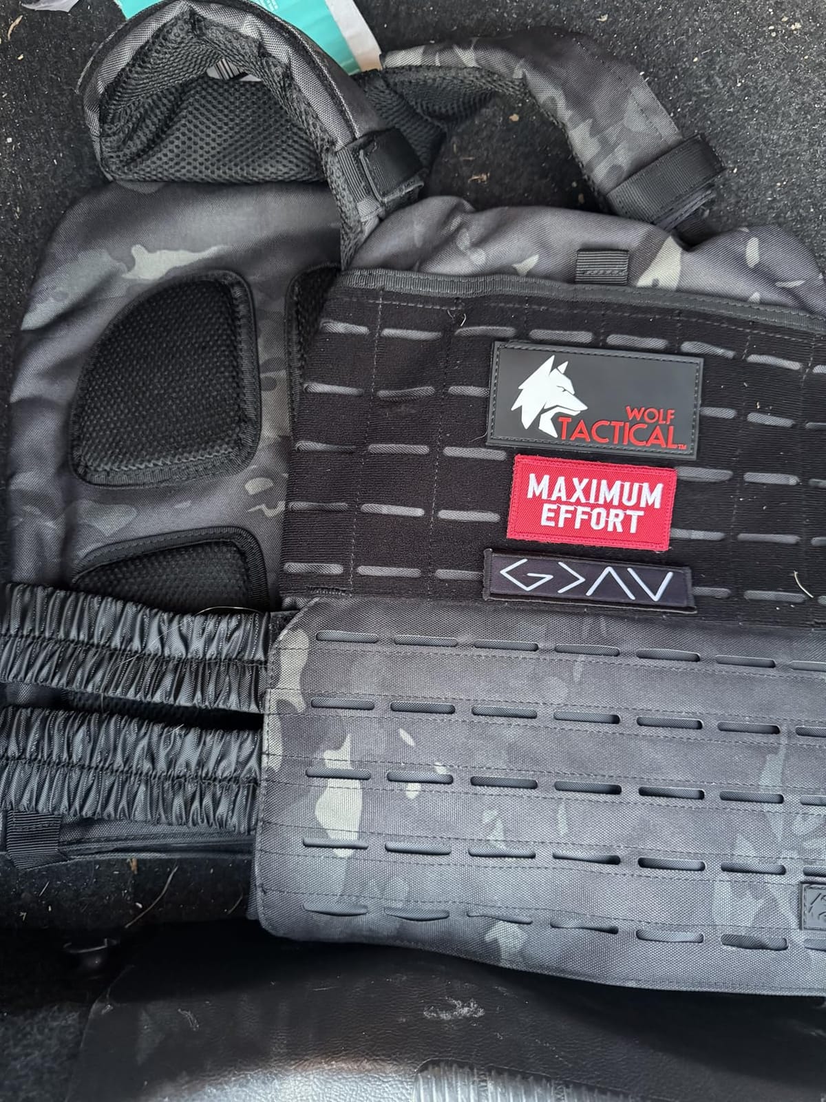 Wolf Tactical Adjustable Weighted Vest for Men & Women - Rucking, Workout, Running, Walking & CrossFit Weight Vest for Strength Training & Fitness customer photo 2