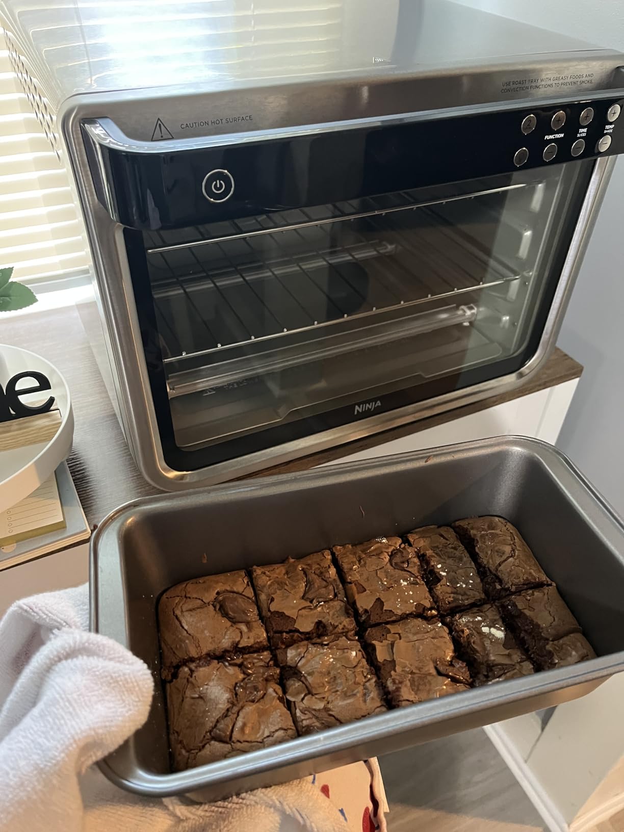 Ninja Foodi XL Pro Air Fry Oven, 10-in-1, Stainless Steel, DT201 customer photo 1