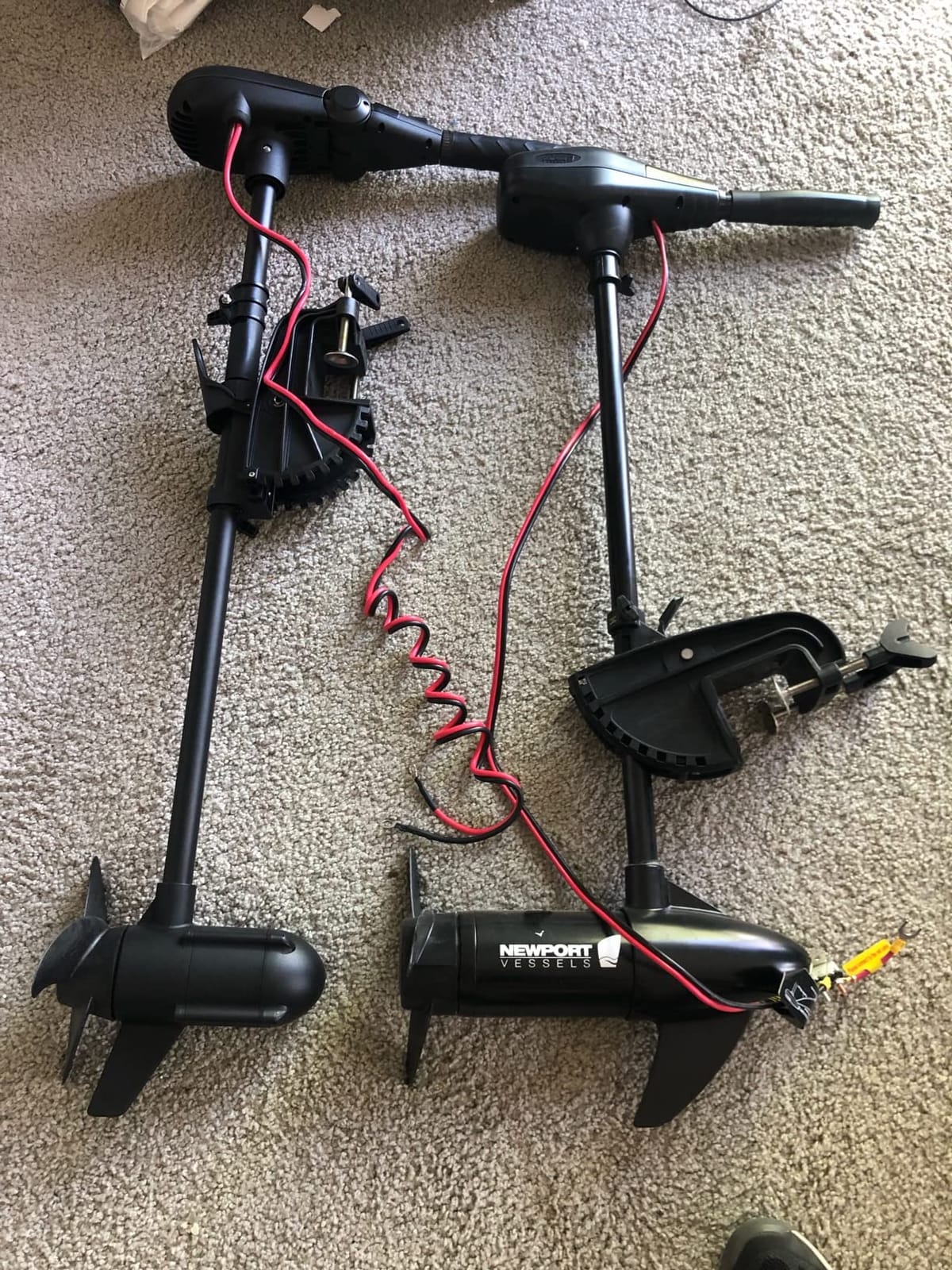AQUOS Haswing 12V 65lbs 35.5in Brushless Transom Trolling Motor customer photo 1