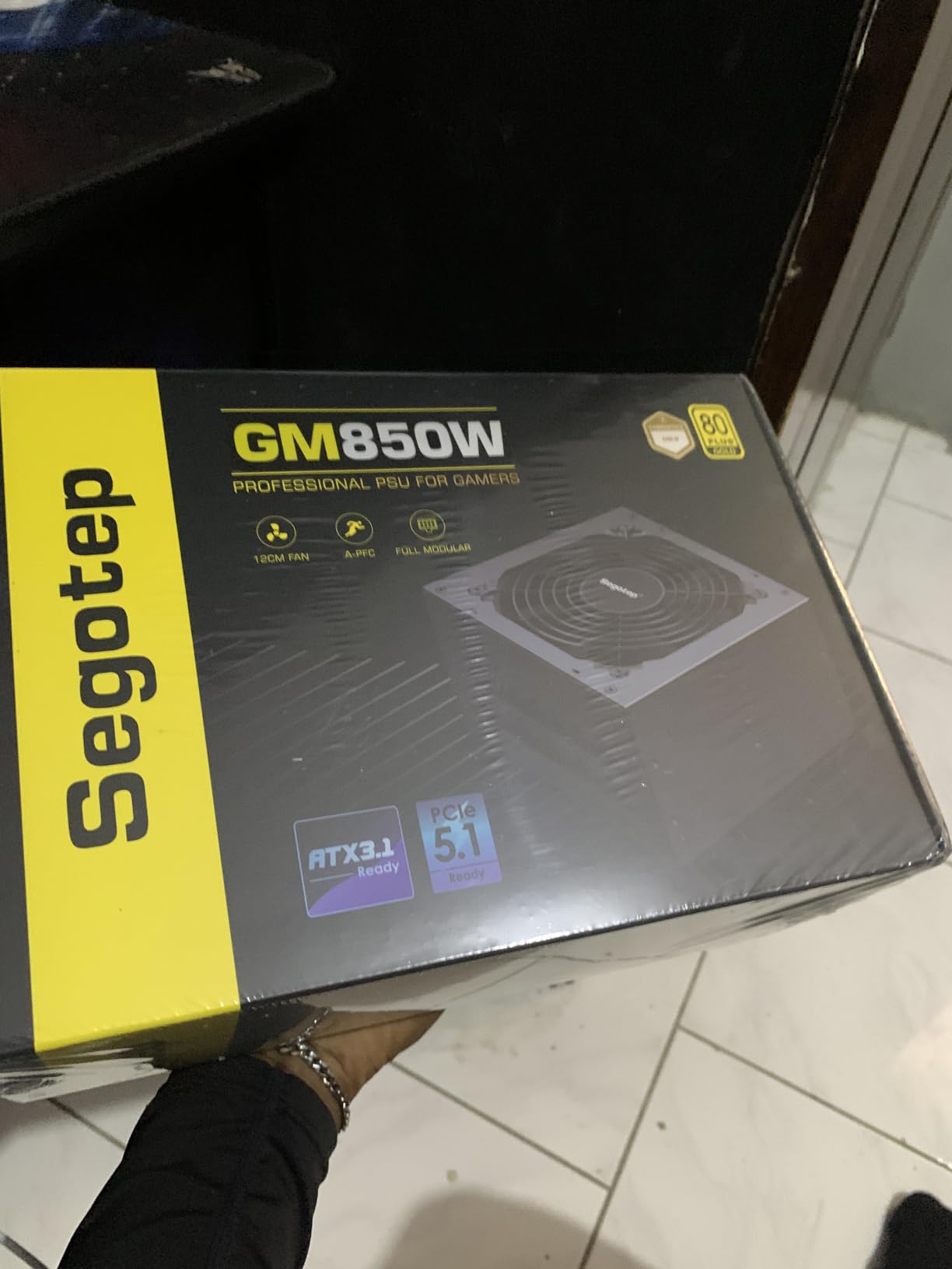 Segotep GM850 850W Power Supply, 80 Plus Gold Certified, PCIe 5.1 & ATX 3.1 customer photo 2
