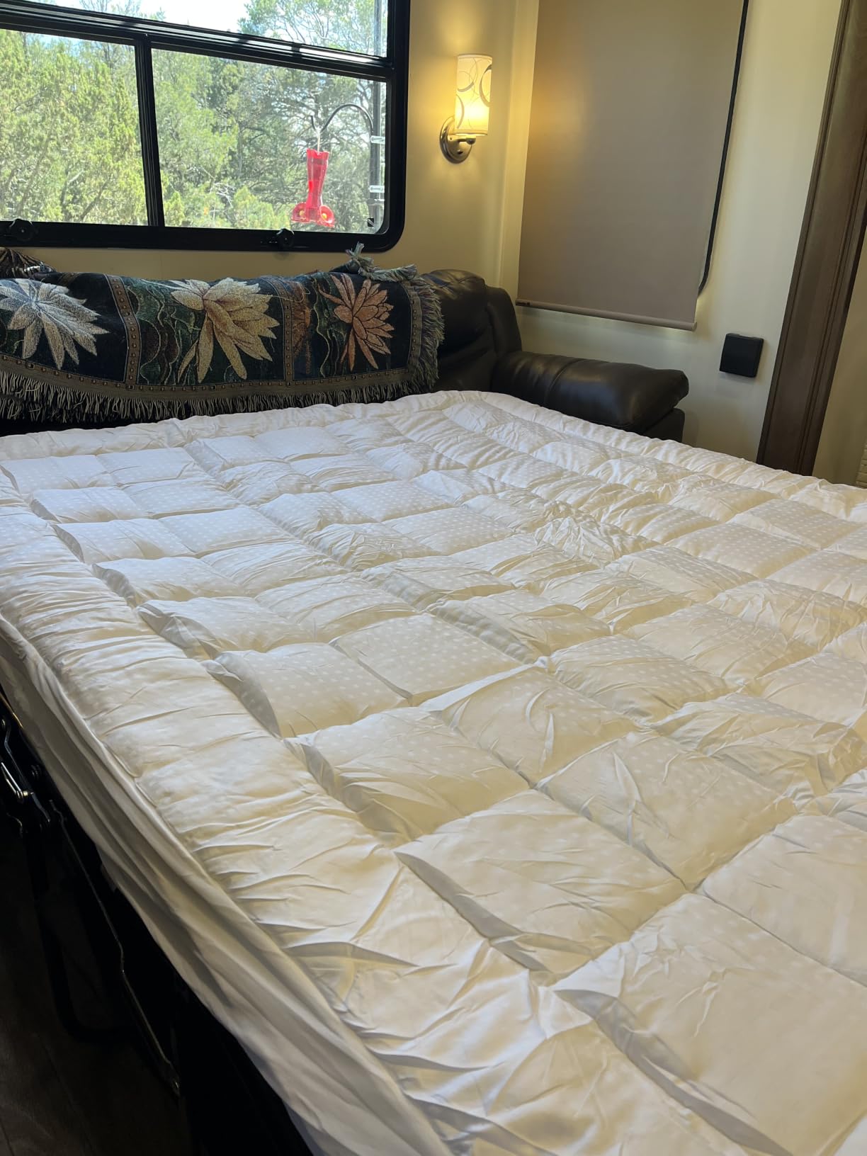 EASELAND RV Short Queen Mattress Pad Pillow Top Mattress Topper White customer photo 2