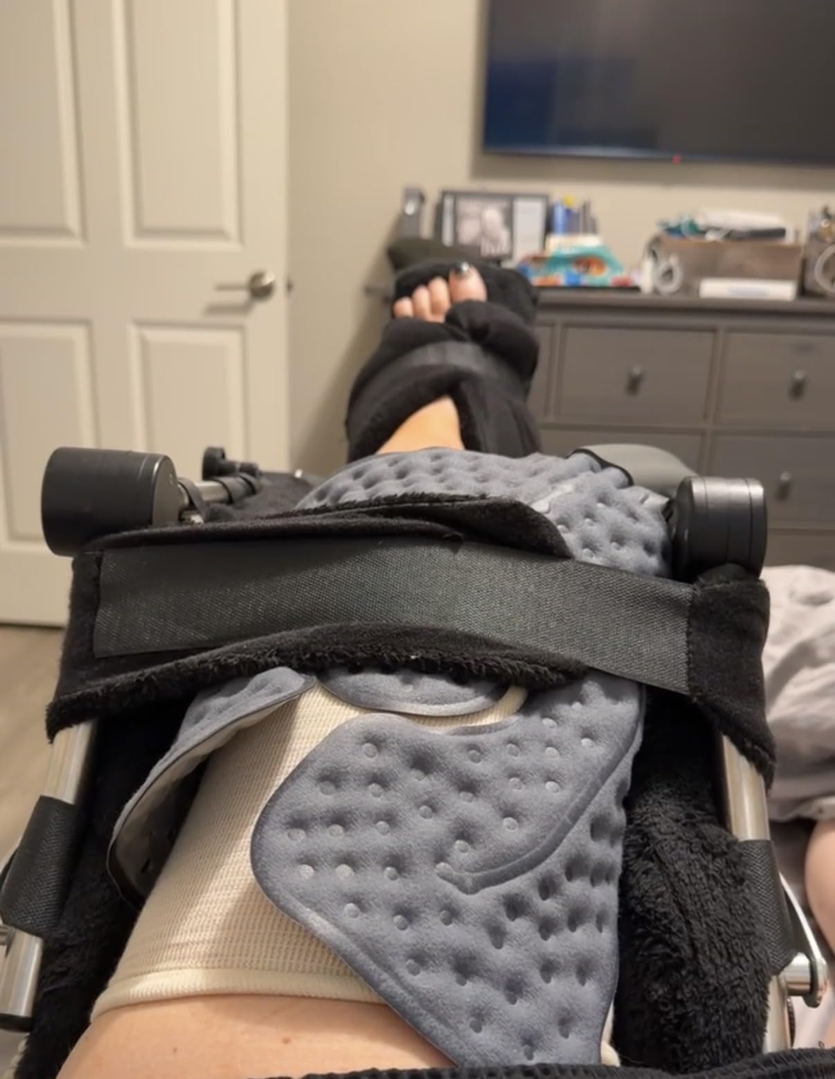 NEHOO Cold Therapy Ice Machine with Universal/Knee Pad, Pain Relief for Post-Surgery Recovery, FSA Eligible HSA, Programmable Compression Continuous Ice Circulation for Faster Swelling Reduction customer photo 1
