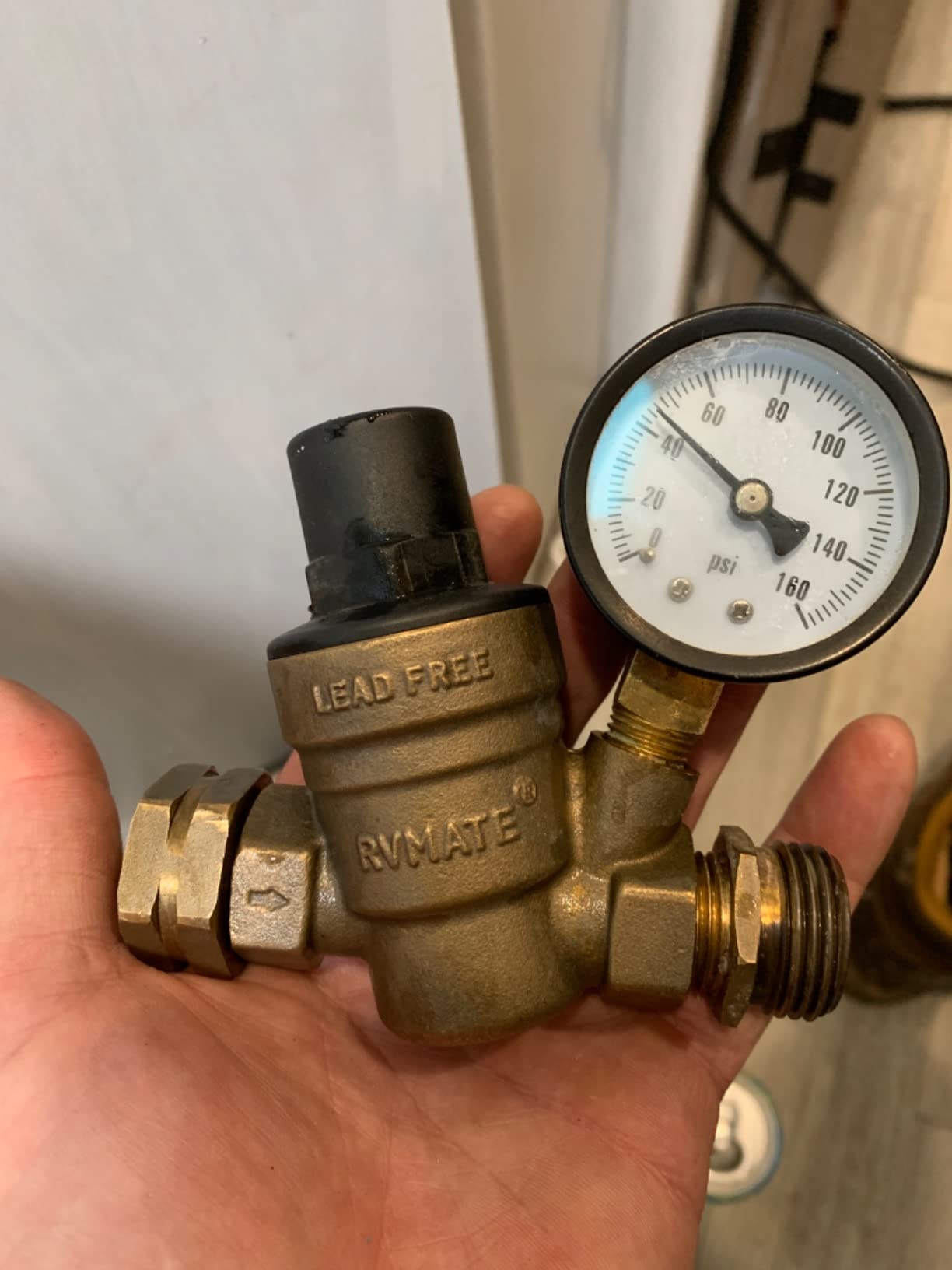 RVMATE RV Water Pressure Regulator, Lead-Free Brass customer photo 1
