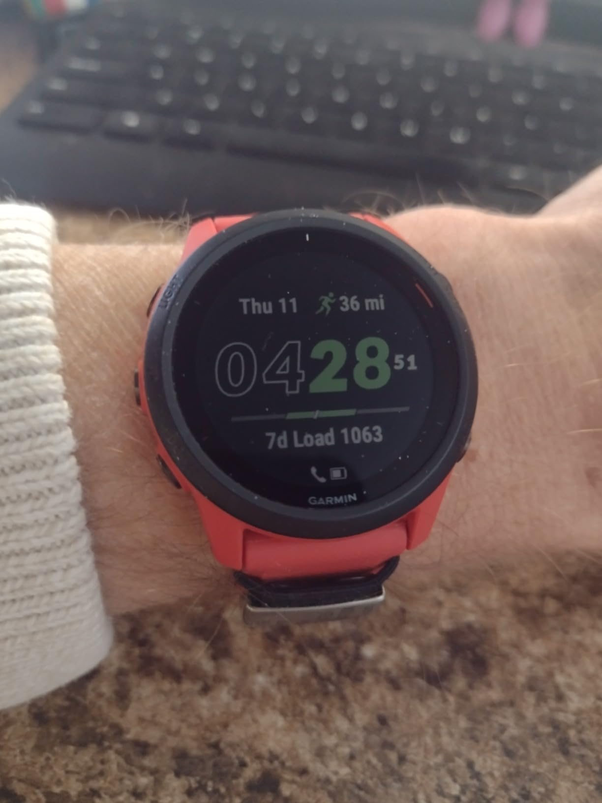 Garmin Forerunner 745, GPS Running Watch, Detailed Training Stats and On-Device Workouts, Essential Smartwatch Functions, Red customer photo 1