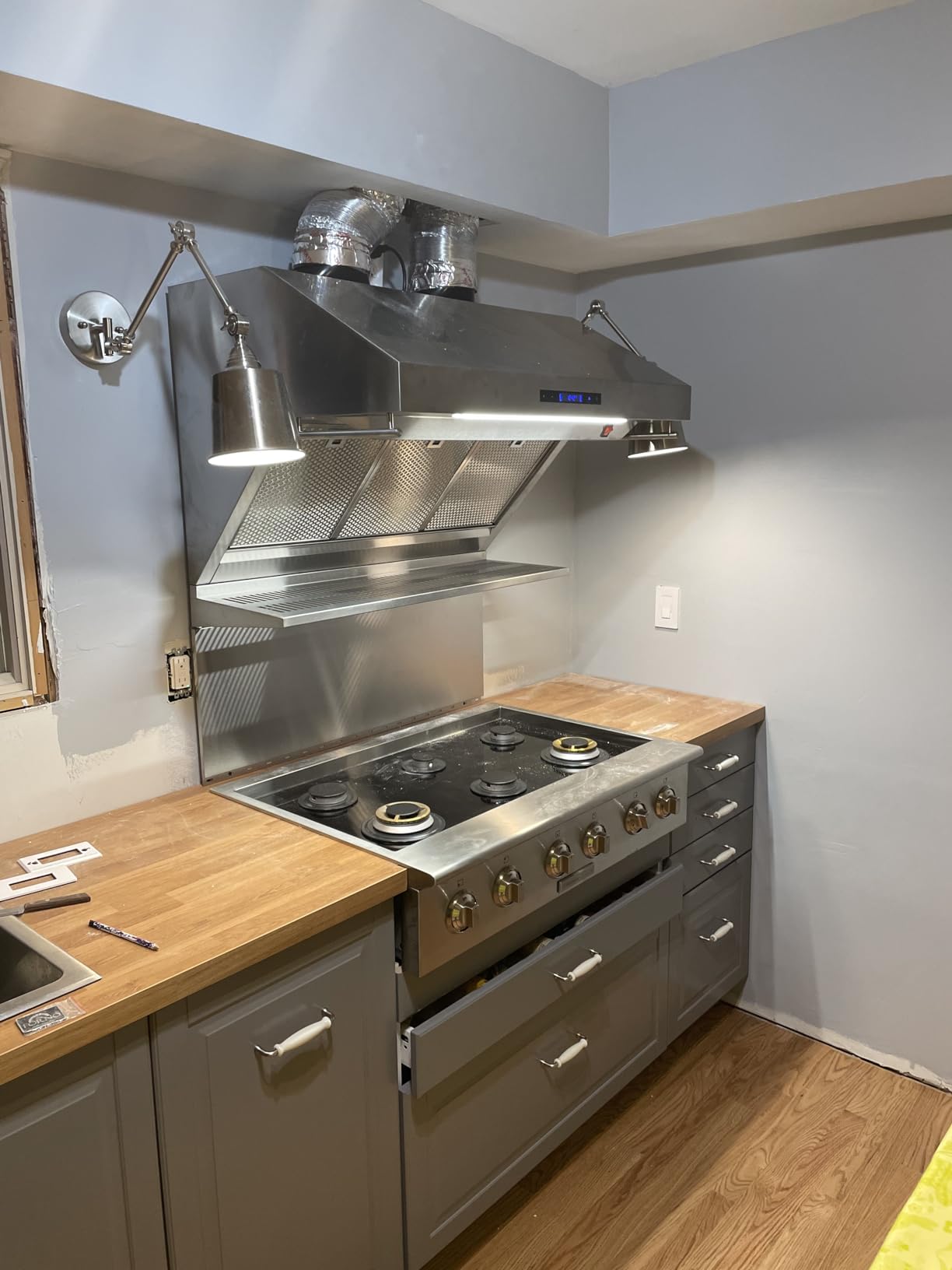 Forno Savona 36” Wall Mount Range Hood Stainless Steel, 1200 CFM, Baffle Filters customer photo 1
