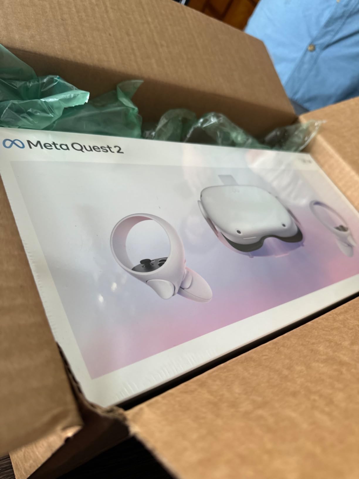 Oculus Quest 2 — Advanced All-in-One Virtual Reality Headset — 64 GB (UK Model) customer photo 1