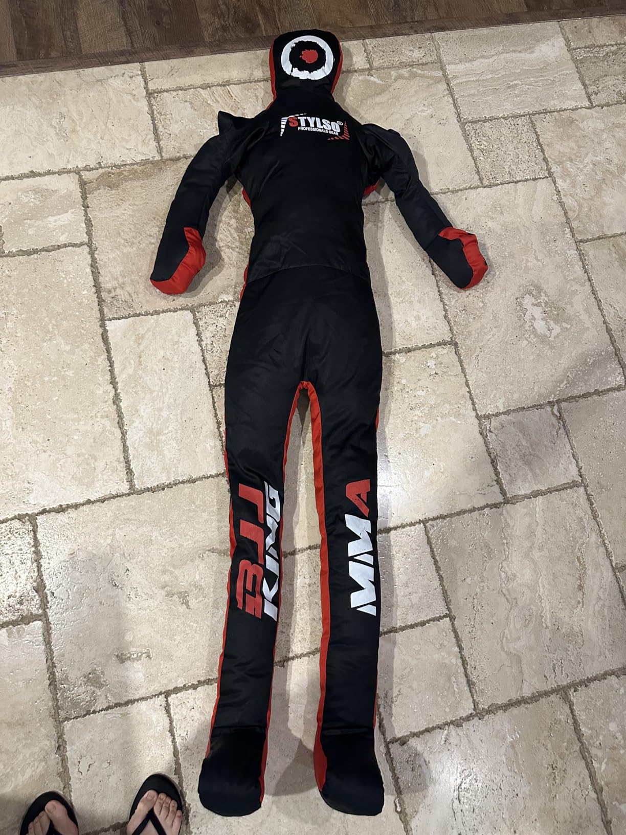 Unfilled Grappling Dummy – Adult Life Size Wrestling & BJJ Training Dummy, MMA Jiu Jitsu Judo Takedown & Throwing Practice, Heavy-Duty Triple-Stitched Canvas Submission Dummy customer photo 1