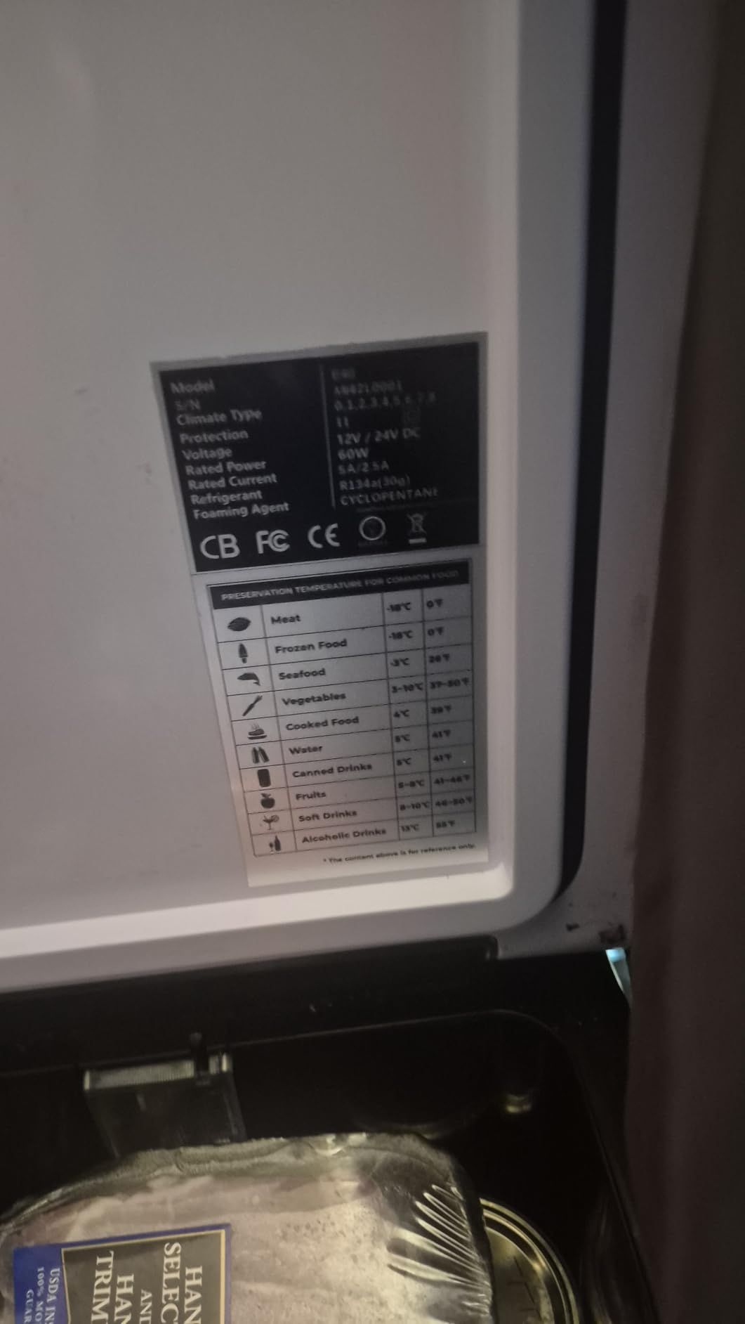 BougeRV 12V Refrigerator 42 Quart, Electric Car Cooler with MAX/ECO Mode customer photo 1