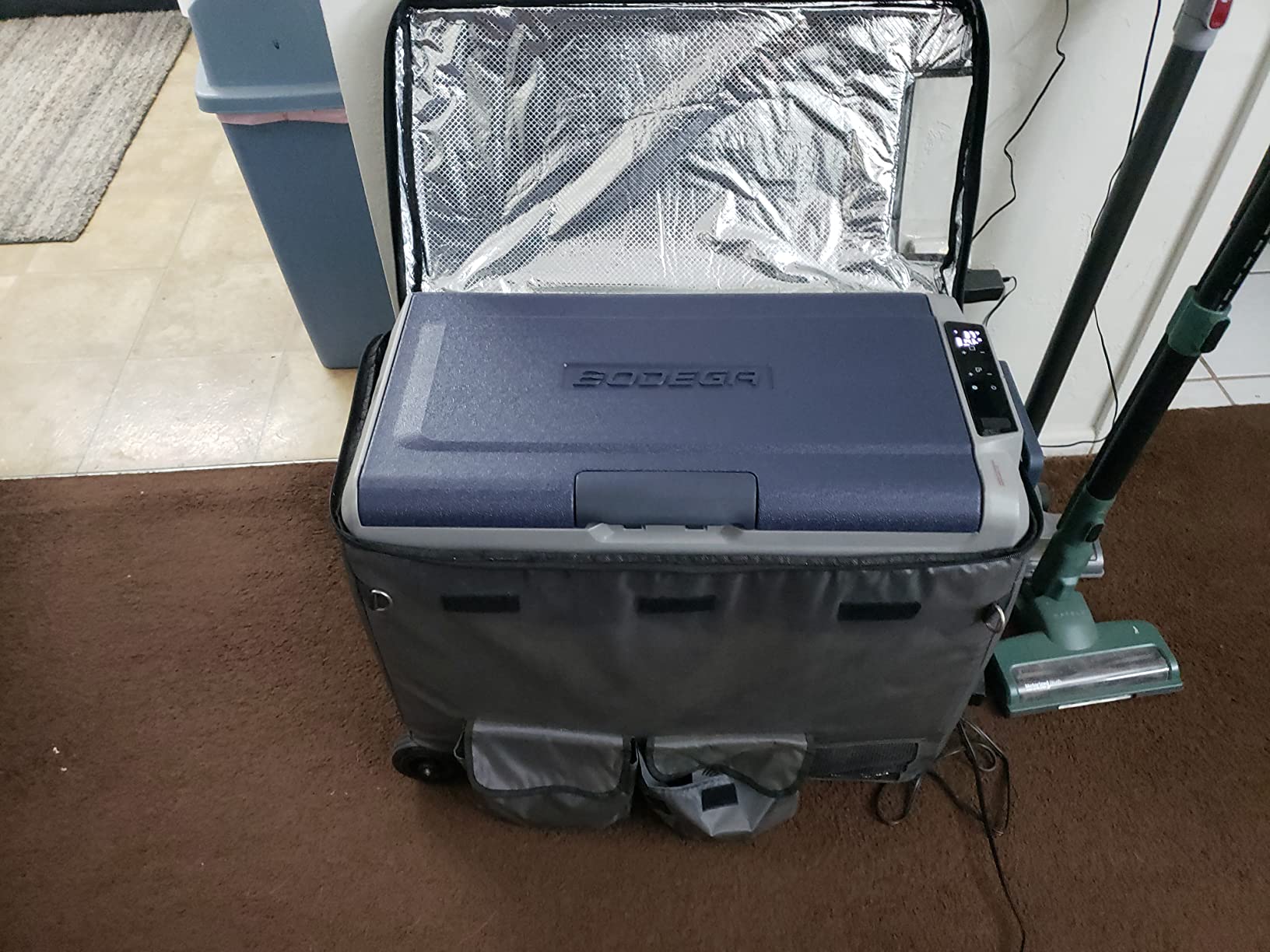 T50 Insulated Protective Cover for Alpicool T50, Bodega 53 Quart, VEVOR 53 Qt Dual Zone Car Fridge Freezer customer photo 2