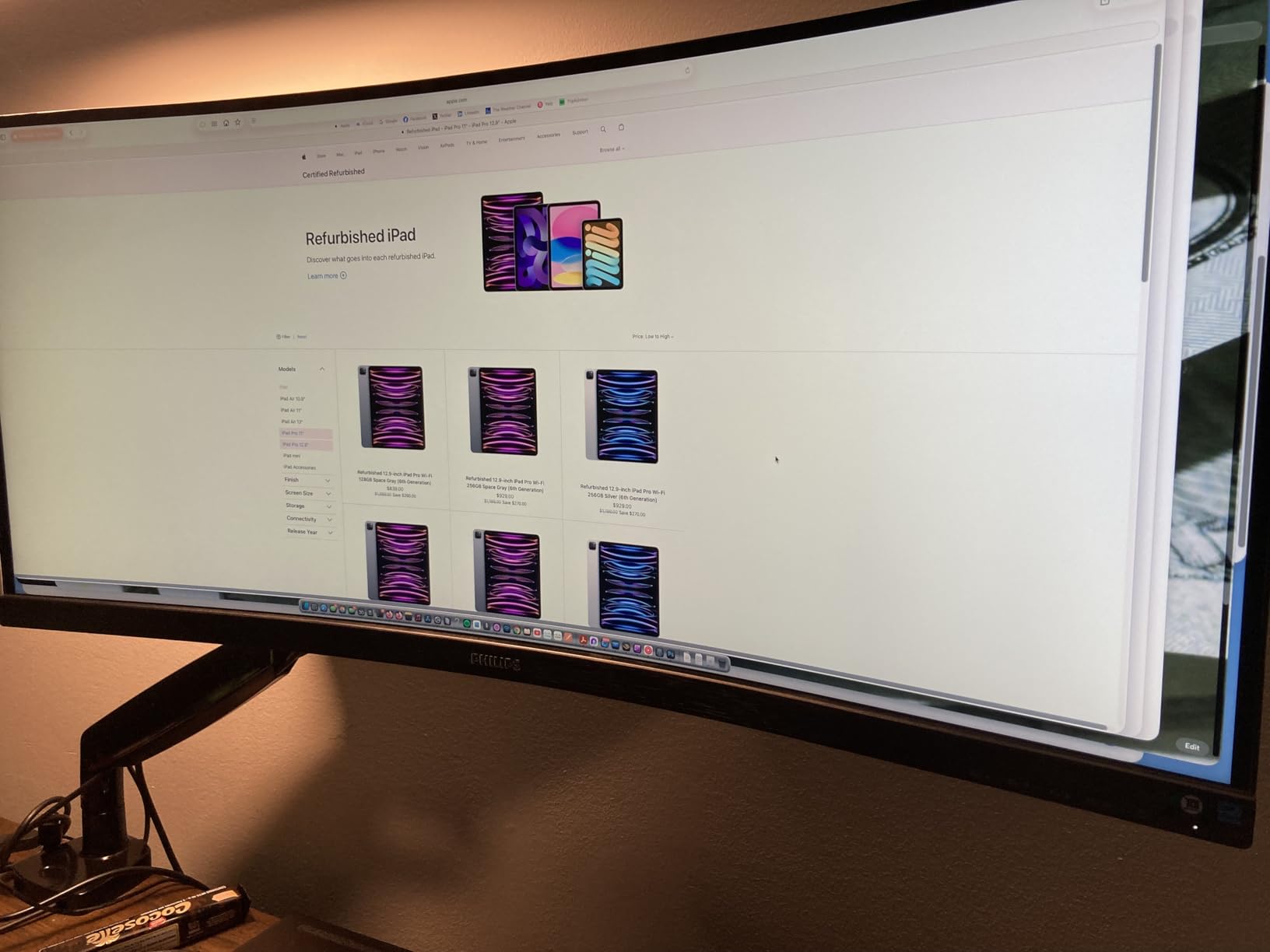 Philips 34 Inch Curved Computer Monitor UWQHD 100Hz USB-C PD VA, 346E2CUAE | 3440×1440 Monitor, HDMI, DP, USB 3.2 Hub, Built-in Speakers, Height Adjust, Adaptive Sync, 4yr Advance Replacement Warranty customer photo 1