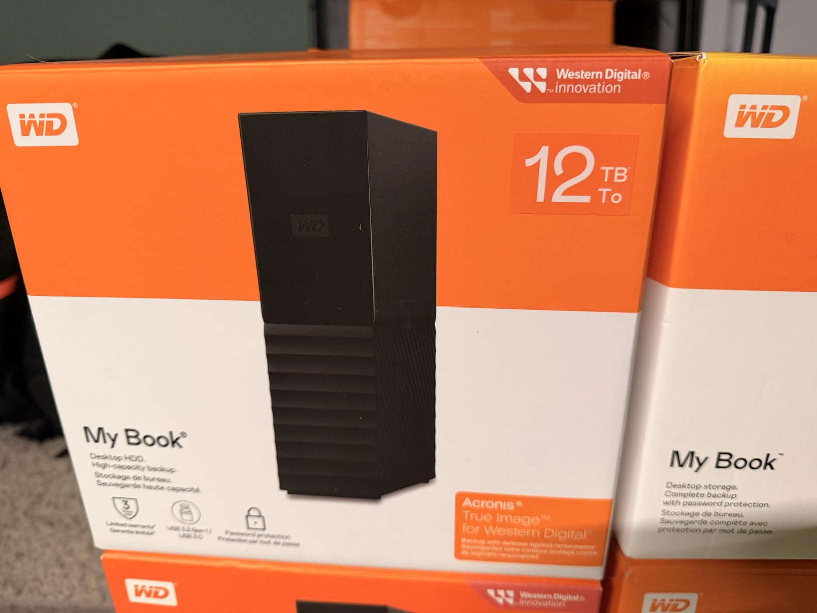 WD 16TB My Book Desktop External Hard Drive, USB 3.0, External HDD with Password Protection and Backup Software - WDBBGB0160HBK-NESN customer photo 2