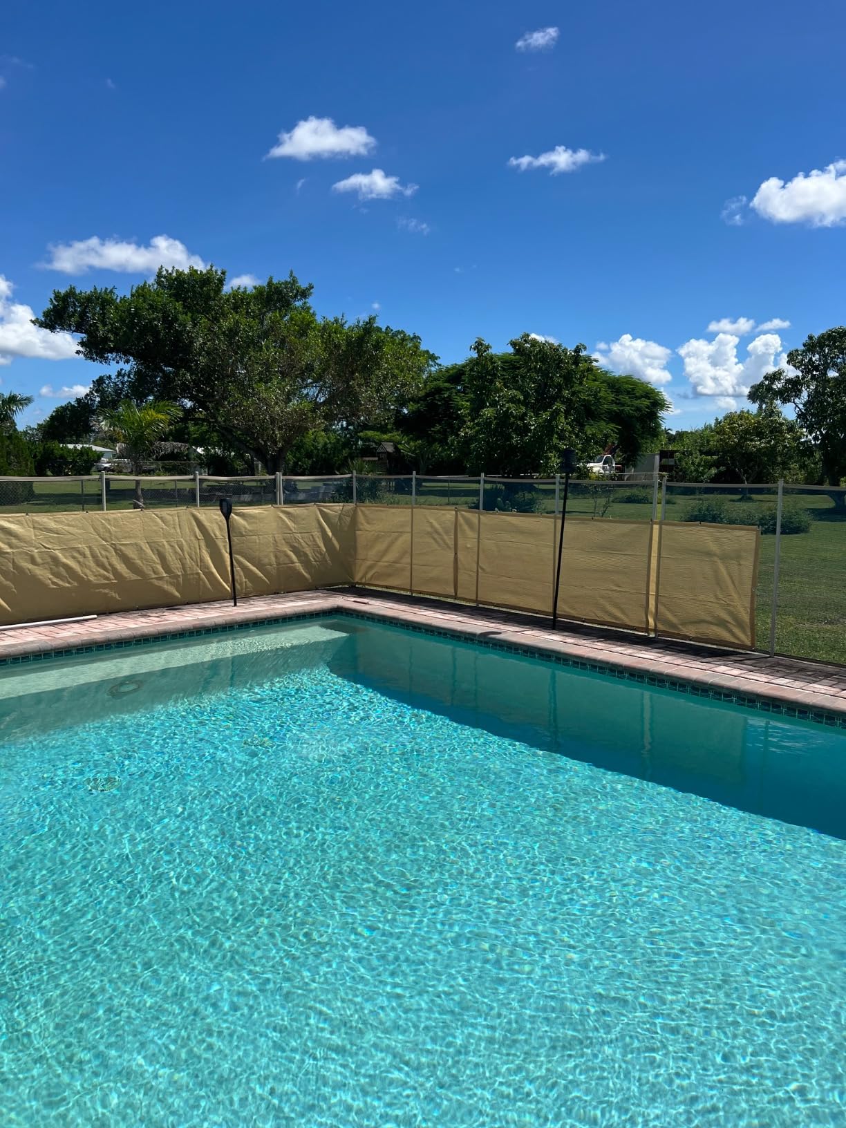 SUNLAX 3'x10' Black Balcony Privacy Screen Fence Windscreen 90% UV Block customer photo 1