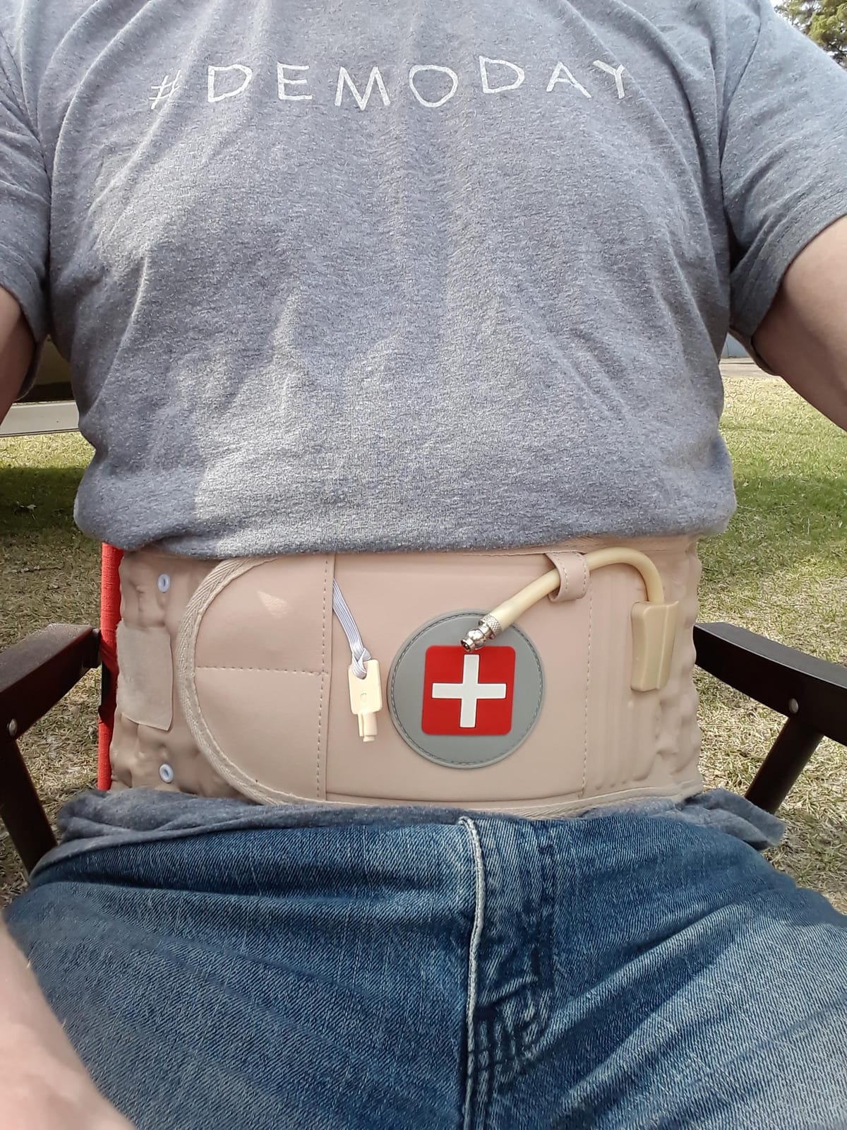 HONGJING Decompression Belt for Lower Back Pain Relief customer photo 1