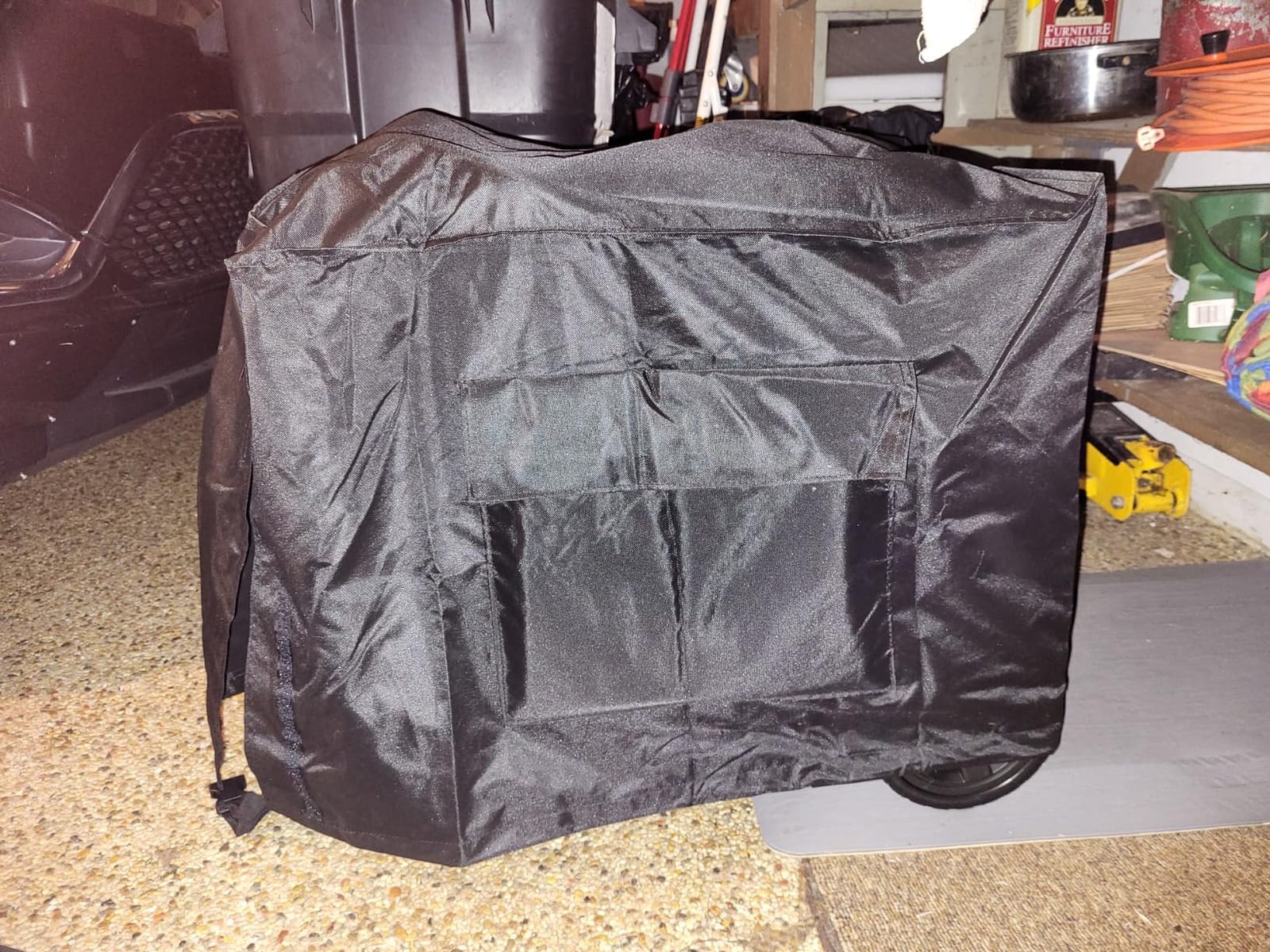 Outdoor Generator Covers Waterproof Heavy Duty 600D Oxford Portable Generator Cover Universal for 5500-15000 Watt Portable Generators ,38x28x30 in customer photo 1