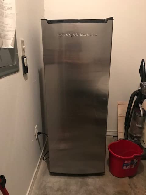 Frigidaire EFRF114-6COM Upright Freezer 1.1 cu ft Stainless Platinum Design Series, Silver customer photo 2