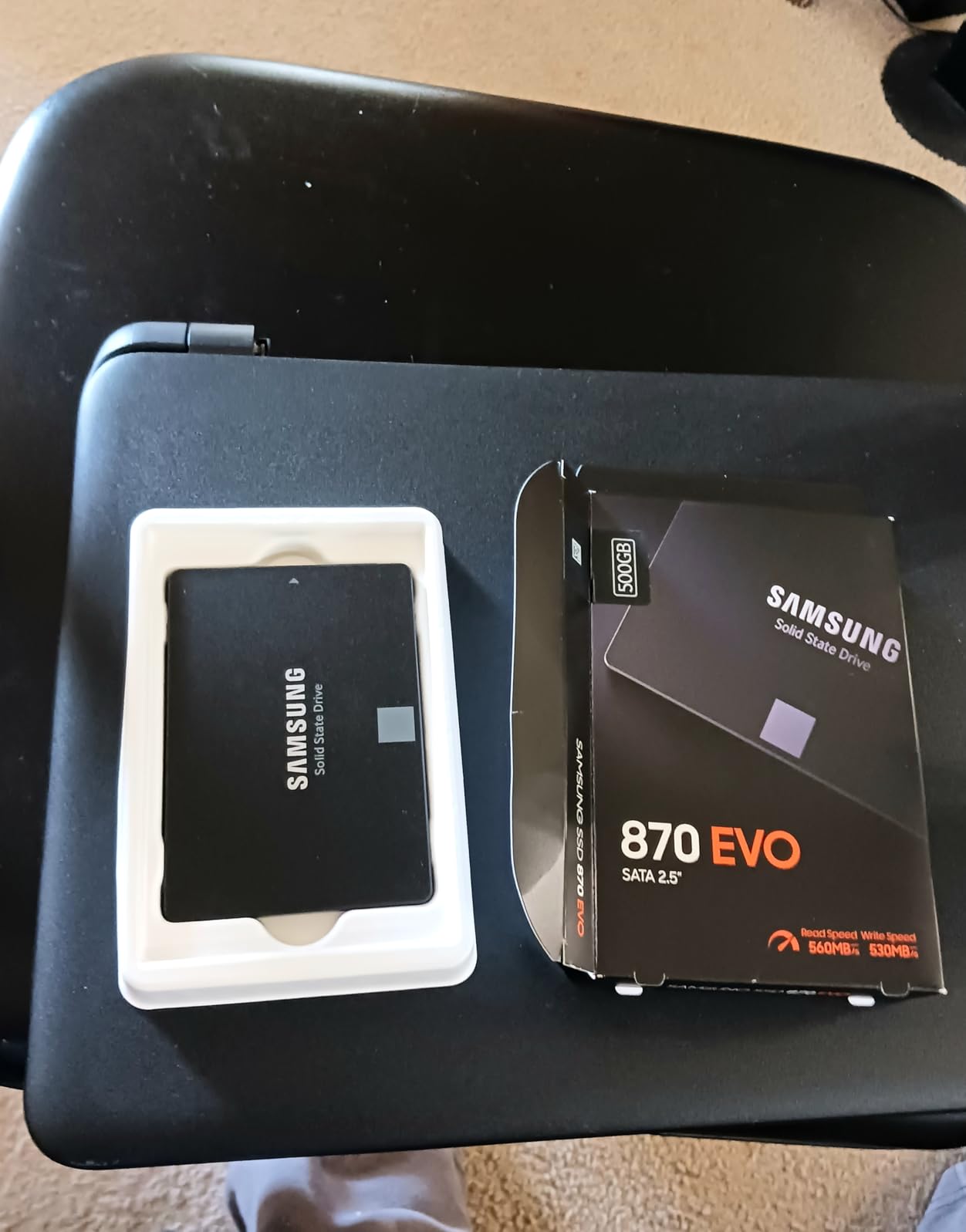 Samsung SSD 870 EVO SATA III 2.5” 1TB, Read Speeds Up to 560MB/s | SATA Internal Solid State Drive, Upgrade PC or Laptop Memory & Storage for IT Pros, Creators, Everyday Users (MZ-77E1T0B/AM) customer photo 1