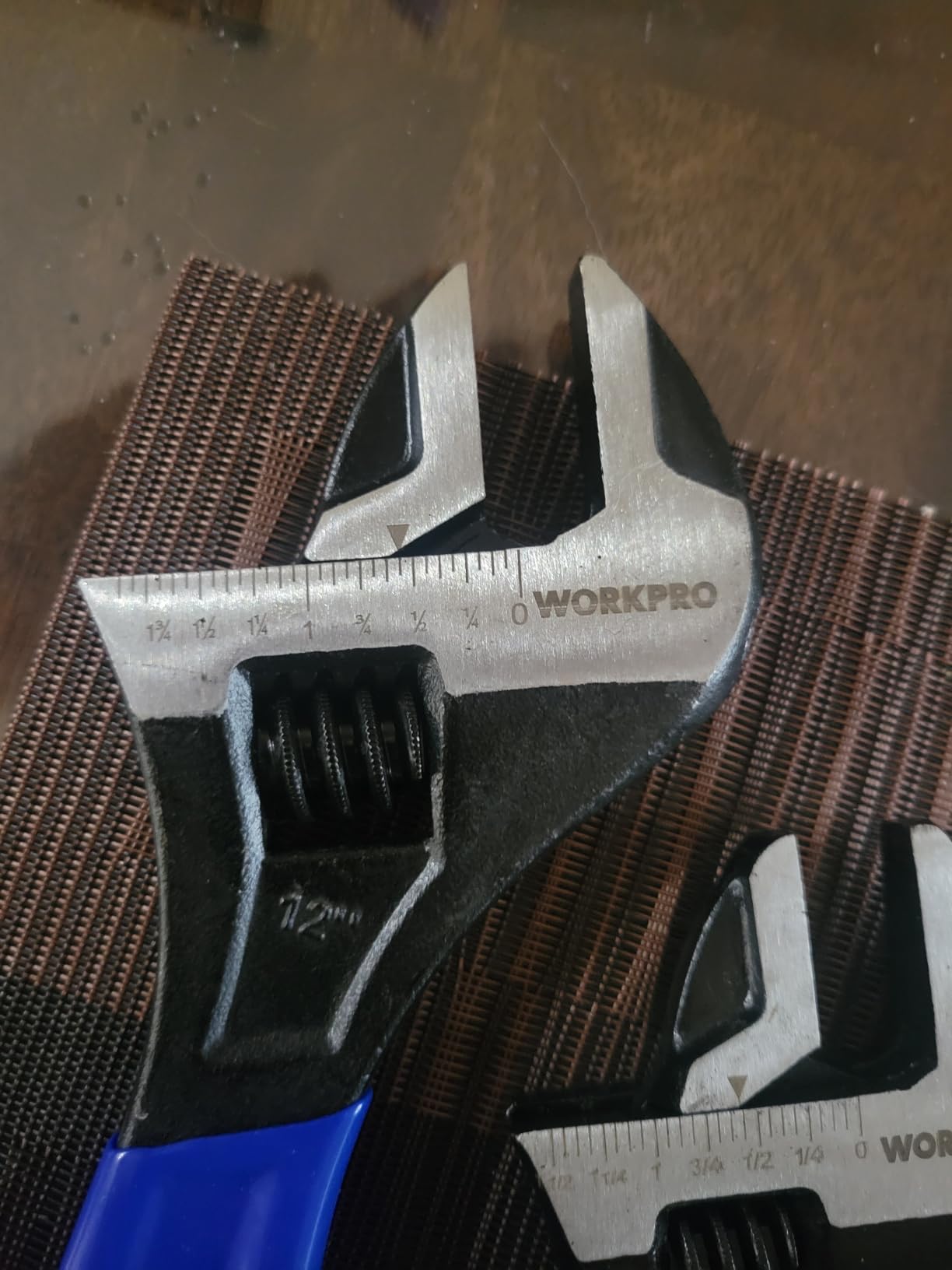 WORKPRO 2-Piece Adjustable Wrench Set, 6-Inch & 10-Inch Wide Jaw Wrenches customer photo 1