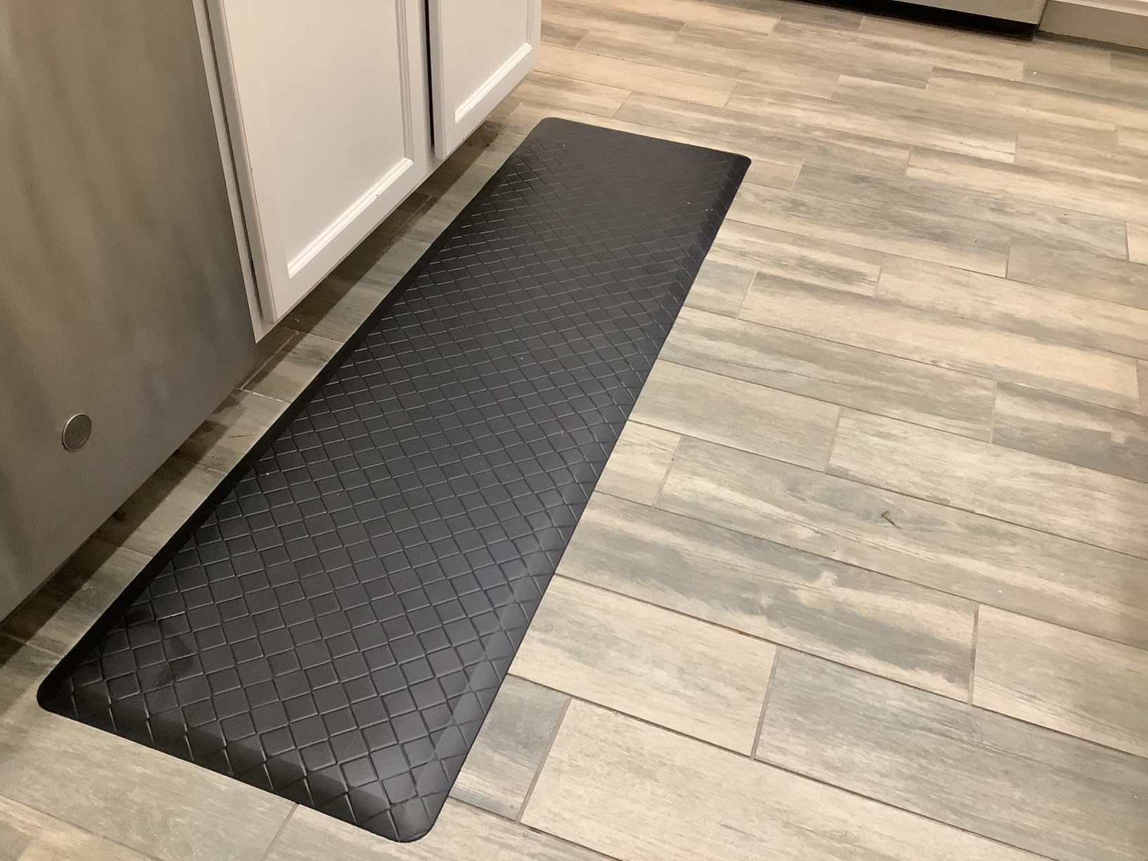 HappyTrends Kitchen Mats for Floor Cushioned Anti-Fatigue Kitchen Rugs | Thick,Soft and Waterproof Non-Slip Mats and Rugs Heavy Duty Ergonomic Comfort Rug for Floor,Office,Sink,Laundry customer photo 1