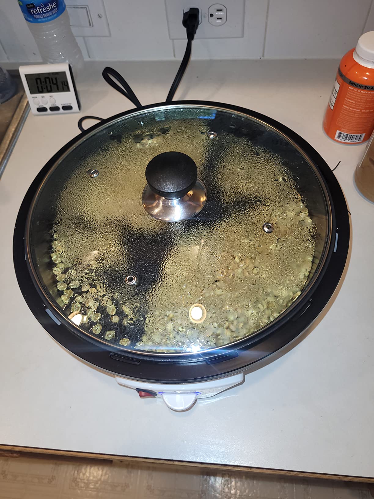 500g Coffee Bean Roaster Machine with Timer, 110V customer photo 2