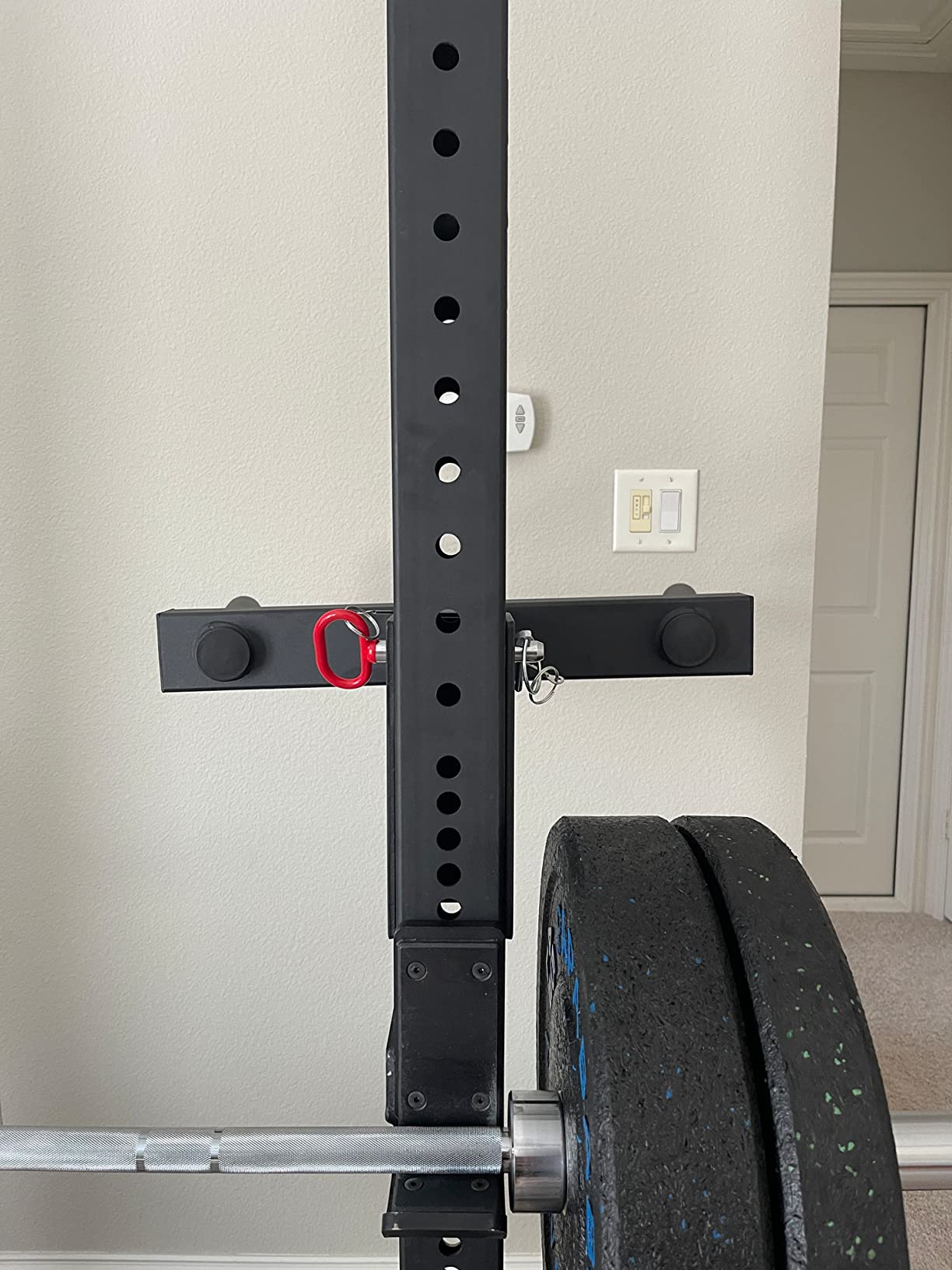 Titan Fitness Y-Dip Bar Fits X-3 Series Power Racks, Rack Mounted Dip Attachment, 550 LB Capacity, Dip Bar Station for Tricep Dips, Bodyweight Training, Calisthenics, Squat Rack customer photo 2
