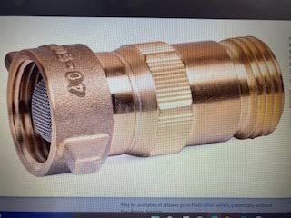 Hourleey Brass RV Water Pressure Regulator, Water Regulator for RV Camper with Filter Screen, Protector for Campers, Travel Trailers, RV Plumbing System, 40-50 PSI customer photo 2