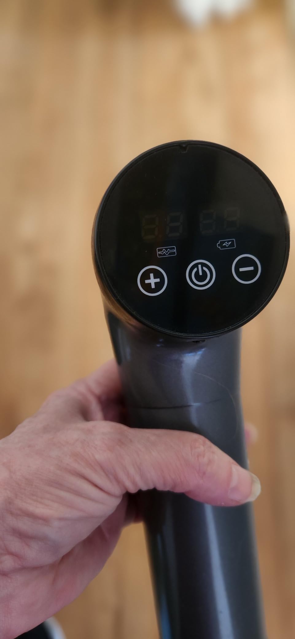 OLsky Massage Gun Deep Tissue 30 Speeds 9 Attachments Handheld (Grey) | Electric Muscle Massager, High-intensity Percussion, Massage Device for Pain Relief, Quiet and Powerful, Ideal for Recovery customer photo 1