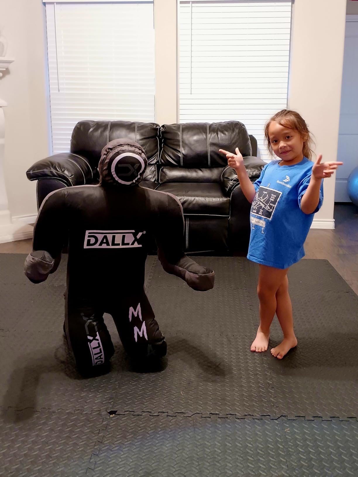 DALLX MMA Grappling Dummy for Wrestling Judo Karate BJJ JIU Jitsu Punching Dummies Mixed Martial Arts Police Training Self Defense – UNFILLED customer photo 2