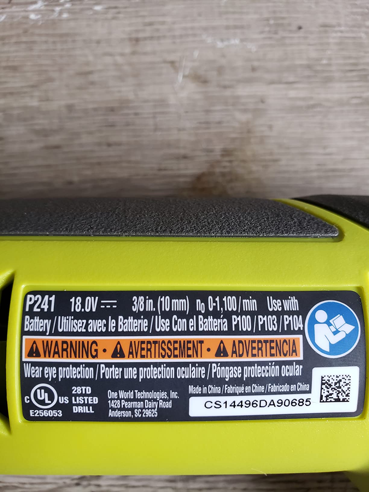 RYOBI ONE+ HP 18V Brushless Cordless Compact 3/8 in. Right Angle Drill (Tool Only) customer photo 1