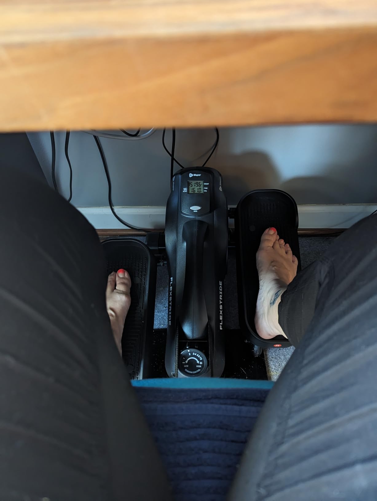Lifepro Flexstride Under Desk Elliptical with Red Light Therapy Option customer photo 2