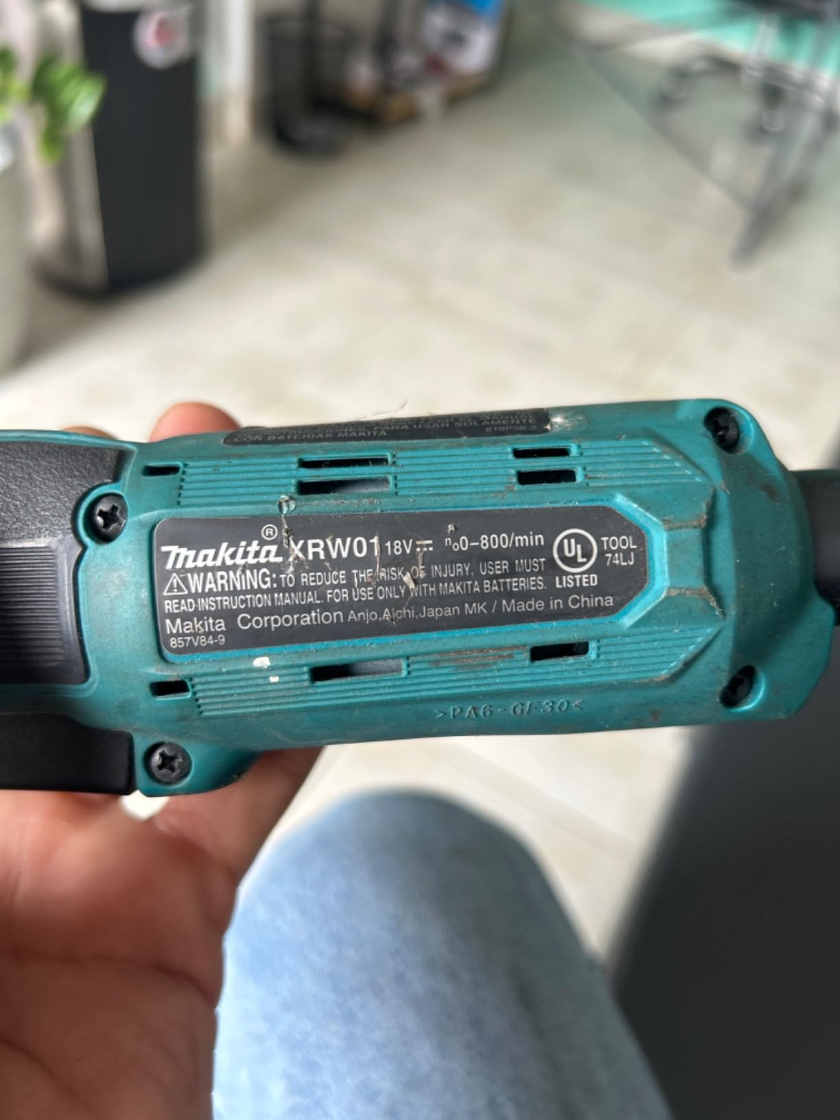 Makita XRW01SR1 18V LXT® Lithium-Ion Cordless 3/8