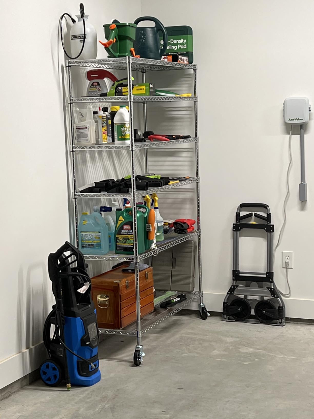 BestOffice | 6-Tier Wire Shelf with Wheels | 45