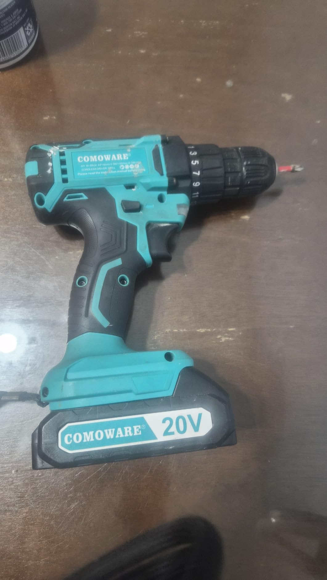COMOWARE Cordless Drill, Electric Power Drill & Bits Set w/Charger& Battery customer photo 2