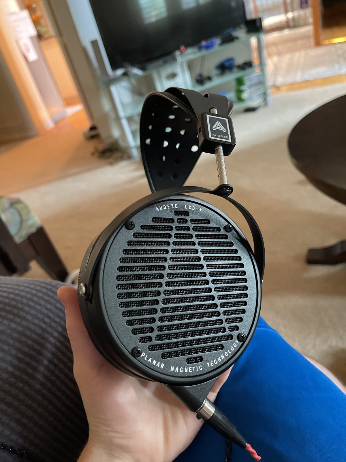 Audeze LCD-X Over-Ear Open Back Professional Headphone new 2021 and Later Version with Carry case, Combo 4 pin XLR Cable with 6.3mm and 3.5 mm adapters, Black customer photo 2