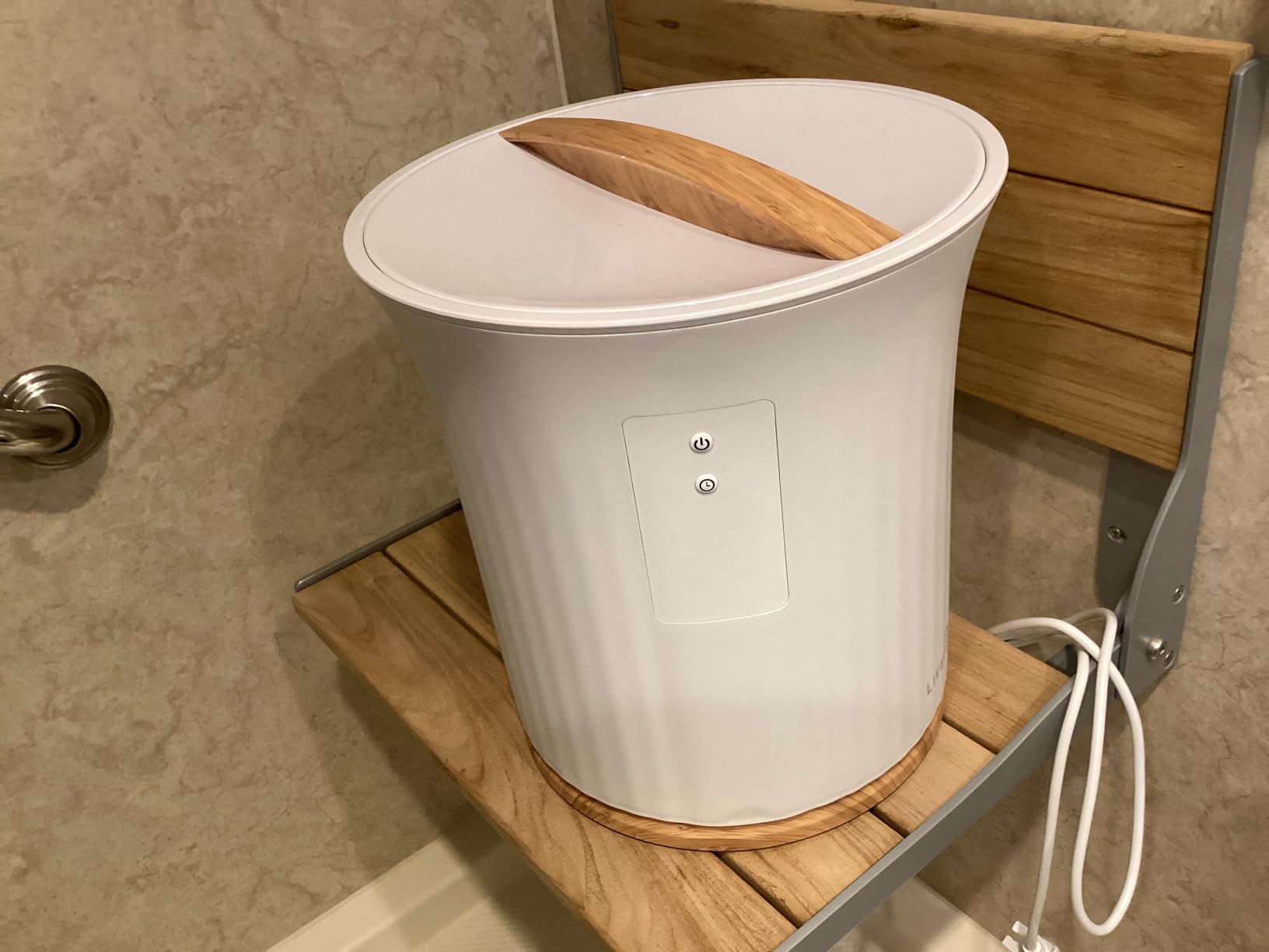 Live Fine Towel Warmer | Bucket Style Luxury Heater with LED Display, Adjustable Timer, Auto Shut-Off | Fits 40” x 70” Oversized Towel customer photo 1
