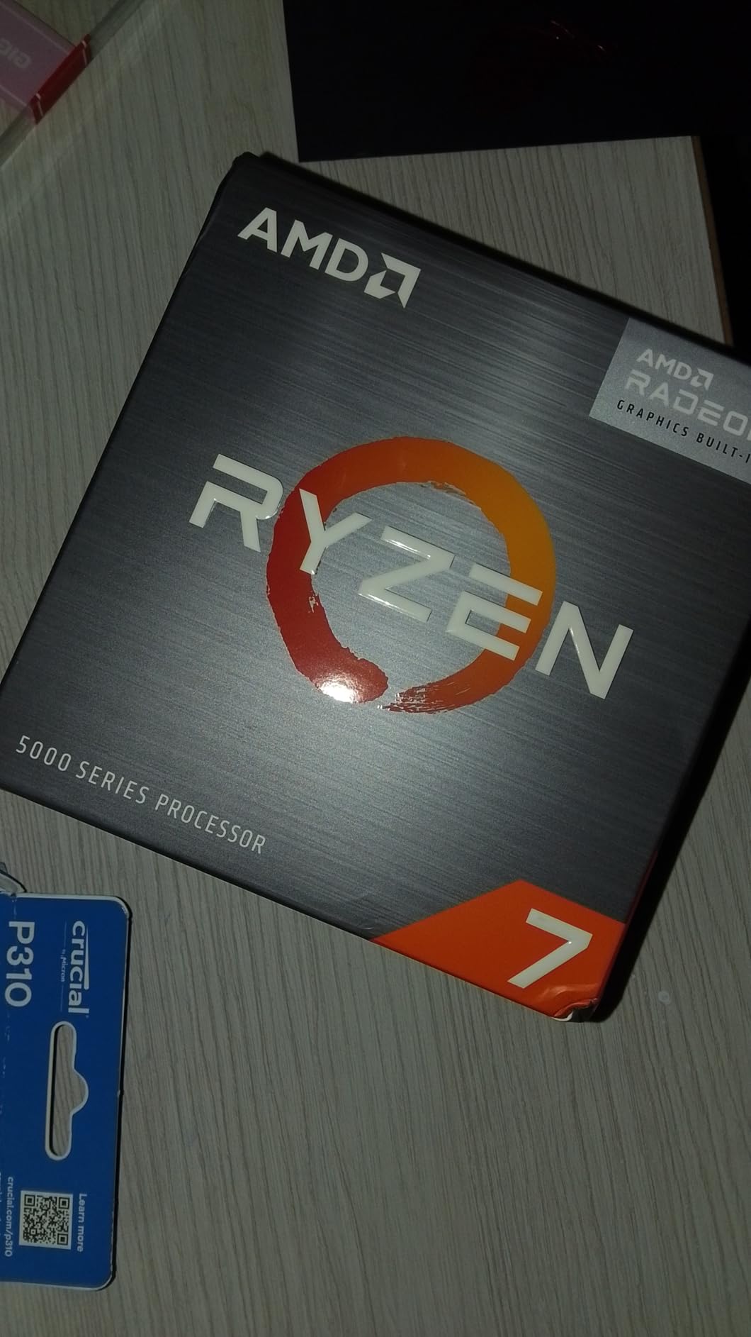 AMD Ryzen™ 7 5700G 8-Core, 16-Thread Desktop Processor with Radeon™ Graphics customer photo 1