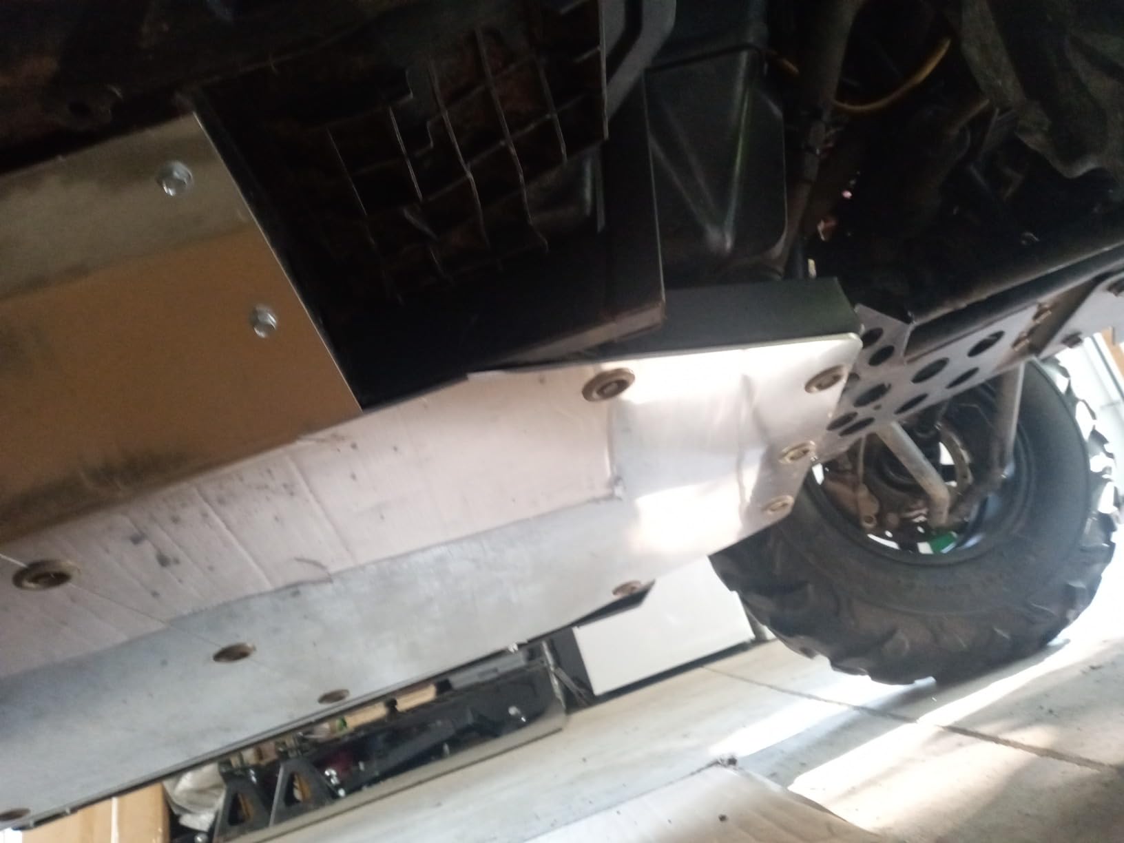 ECOTRIC Full Chassis Skid Plate Compatible with 2008-2014 Polaris RZR 800 customer photo 1